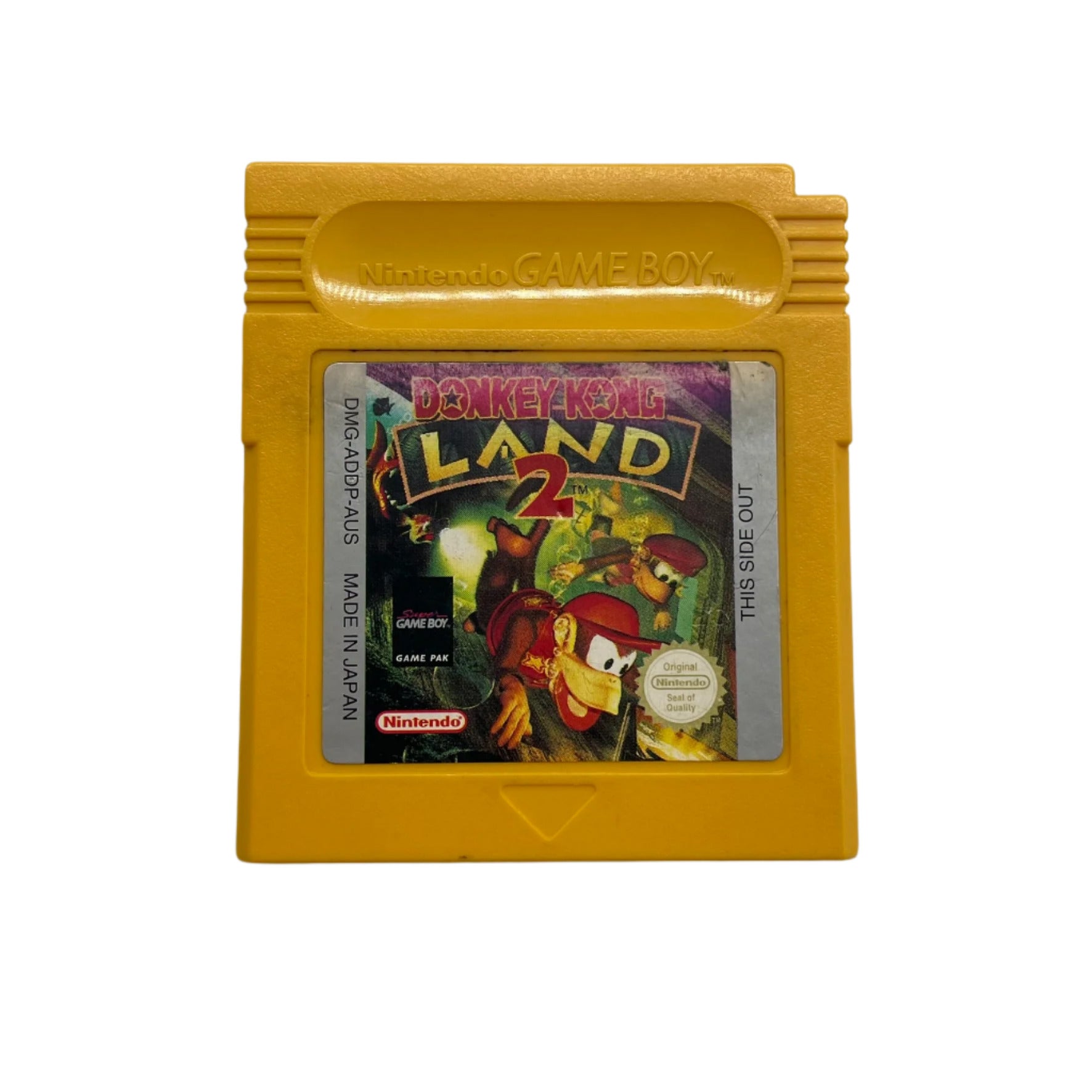 Donkey Kong Land 2 Game Cartridge for Nintendo Game Boy - PAL Version | Retro Gaming Collectible | Perfect for Classic Game Enthusiasts & Nostalgic Play