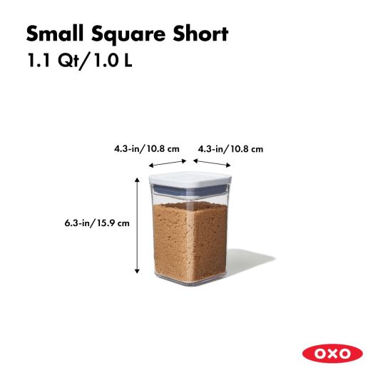 POP Small Square Short 1L - Stylish and Comfortable Shorts for Men & Women - Perfect for Gym, Running, Workout, and Casual Wear