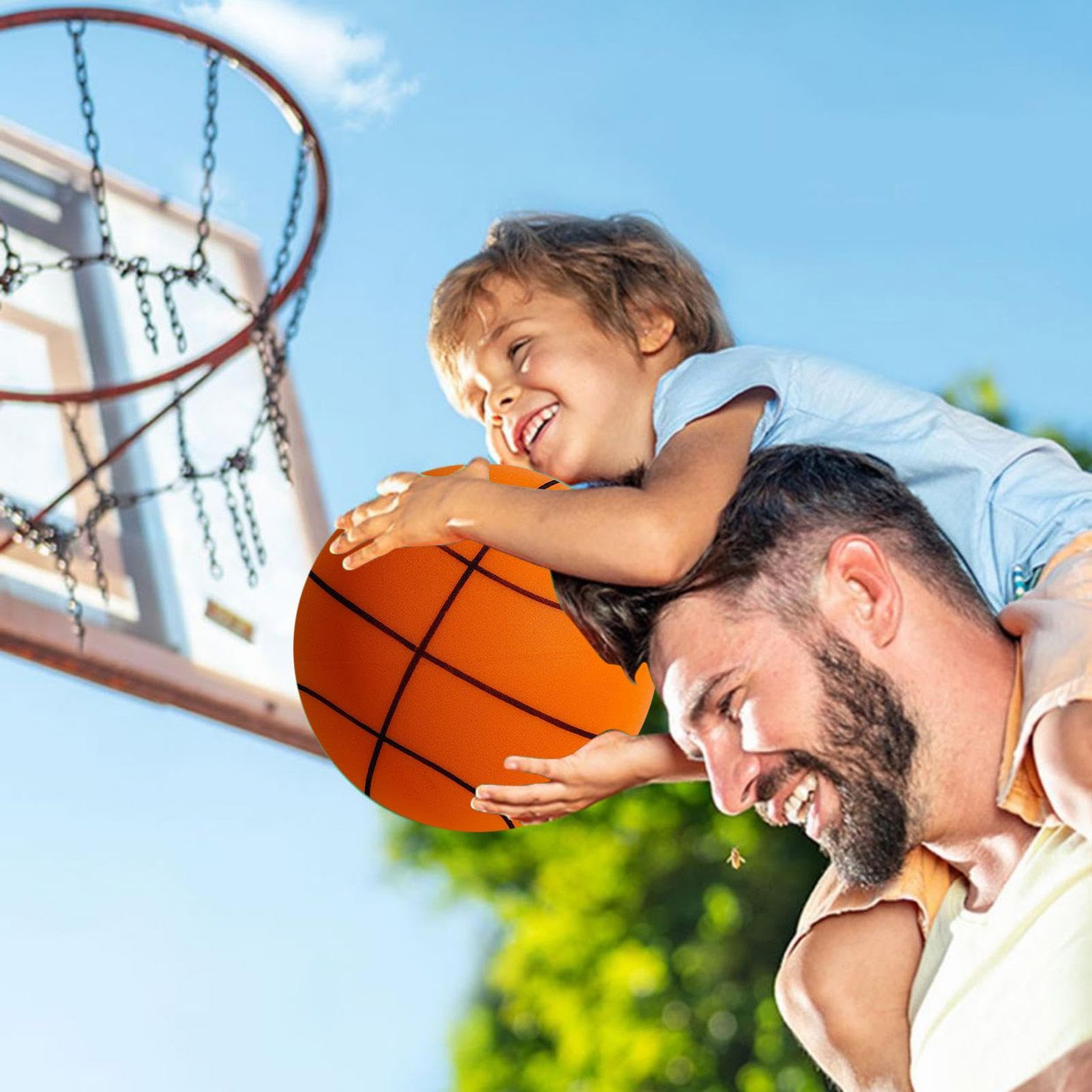 Silent Basketball - Shock Resistant Quiet Ball for Adults | Gym, Home, Indoor Play