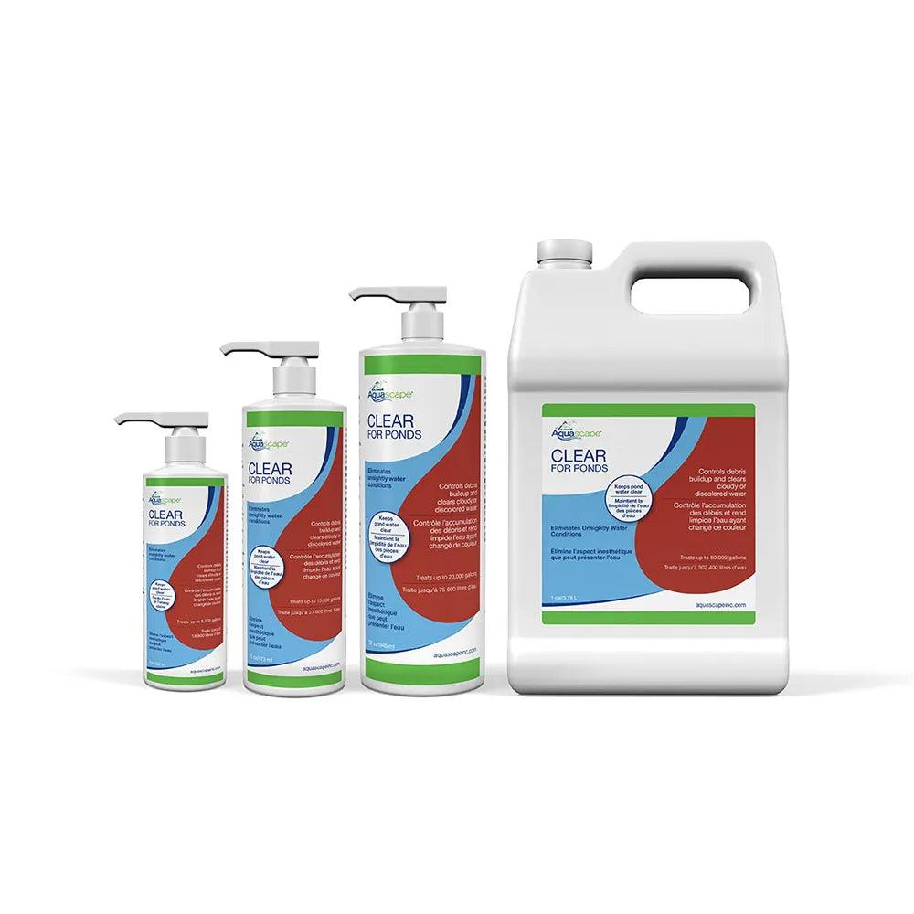 Clear for Ponds - Natural Water Clarifier for Koi & Garden Ponds | Improves Water Clarity & Reduces Algae | Perfect for Outdoor Water Features & Fish Tanks