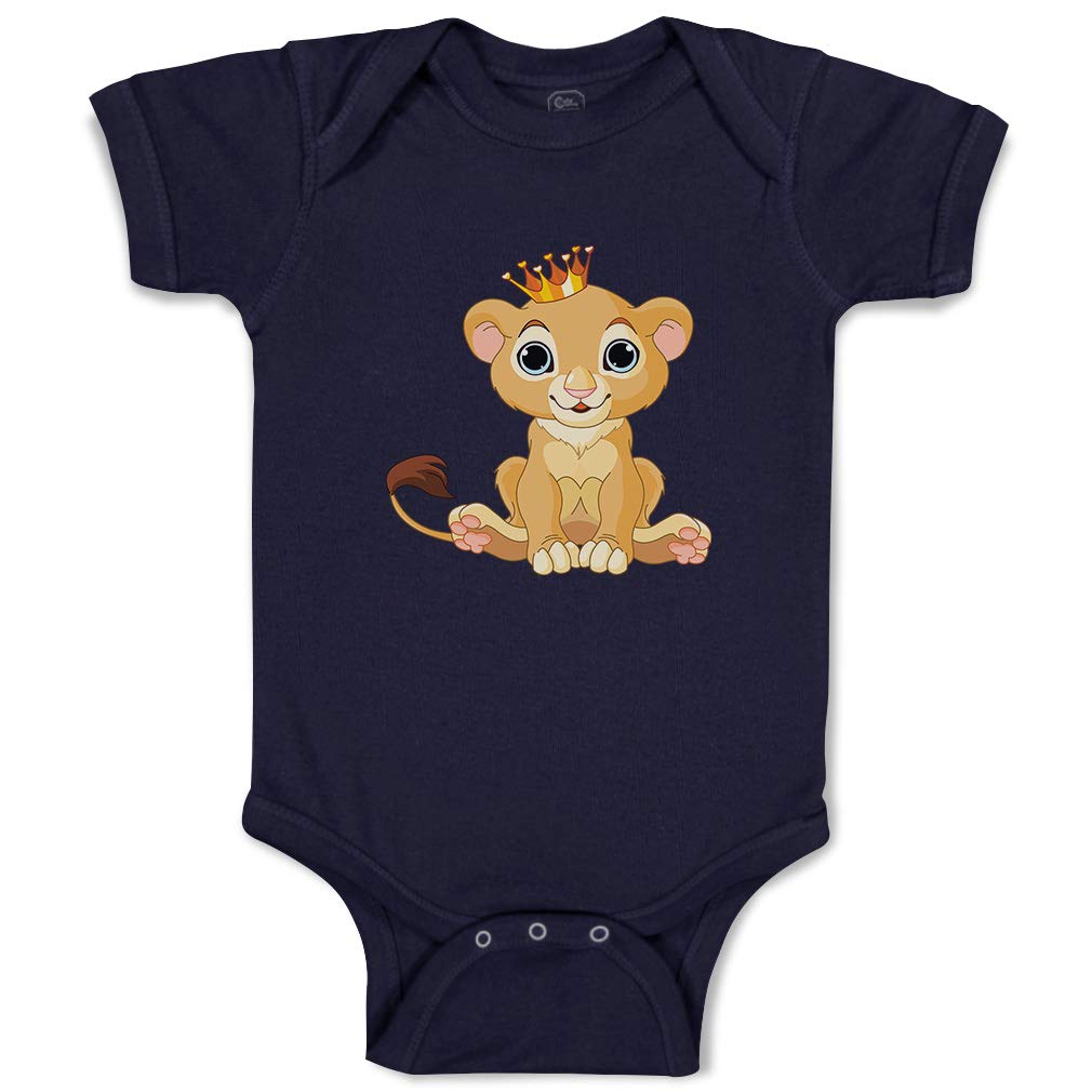 Custom Baby Lion Animal Bodysuit - Funny Cotton Baby Clothes for Boys & Girls - Perfect for Newborn Photoshoots, Birthday Gifts & Everyday Wear