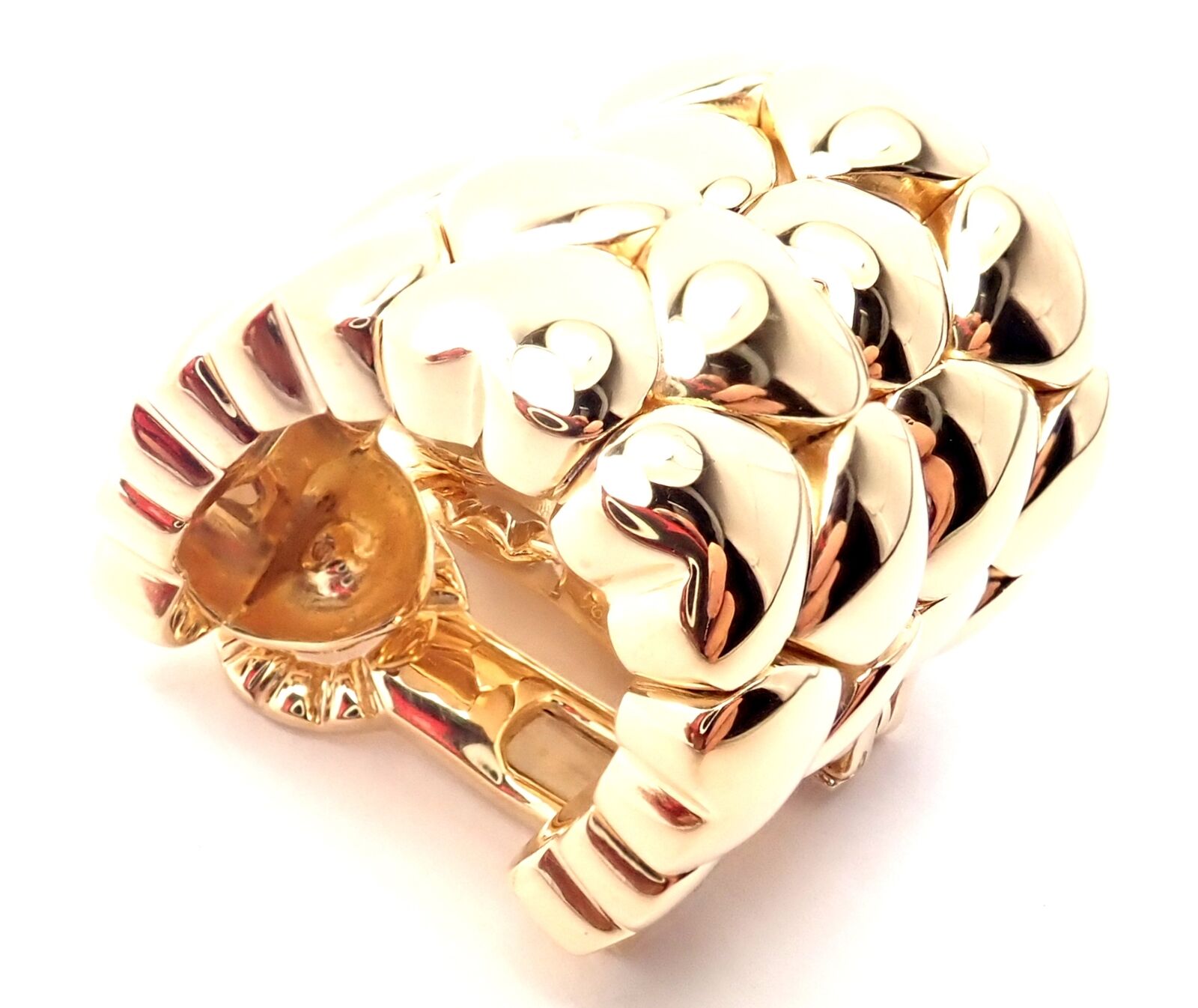 Authentic Cartier 18k Yellow Gold Double Heart Hoop Earrings for Women - Luxury Valentine's Day Gift & Anniversary Jewelry for Her