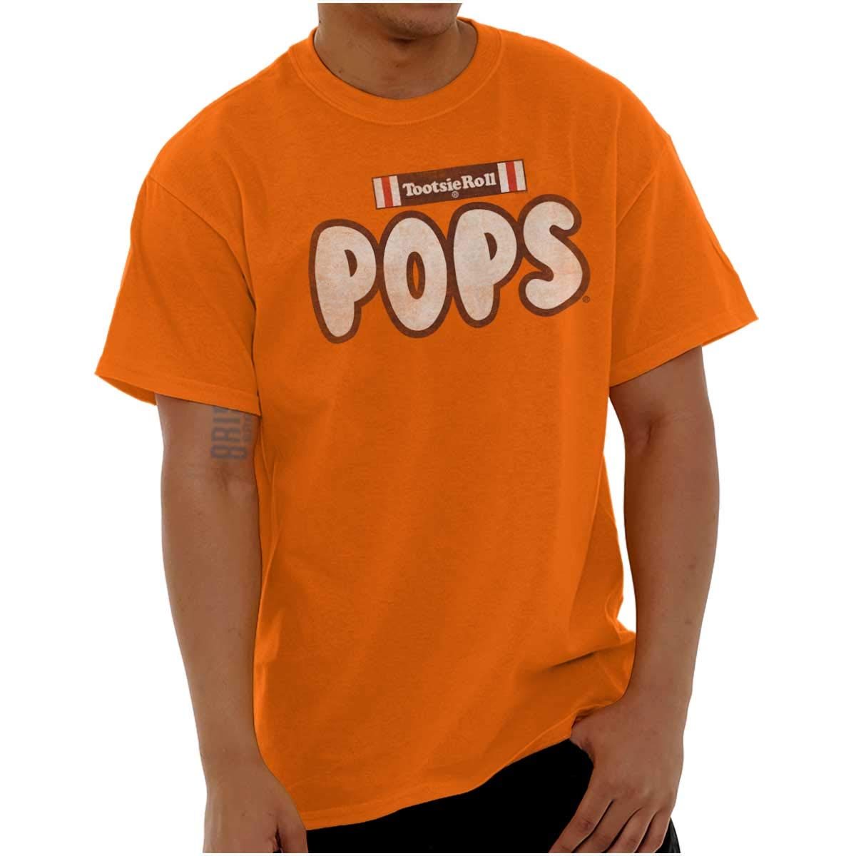 Vintage Tootsie Roll Pop Logo Graphic T-Shirt for Men & Women - Retro Candy Lover Tee for Casual Wear, Halloween Costumes & Nostalgic Gifts