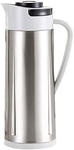 ZCRR 1800ml Vacuum Insulated Stainless Steel Water Bottle - Large Capacity Thermos for Coffee, Tea & Hot Beverages - Portable Travel Jug for Home, Office & Outdoor (Silver)
