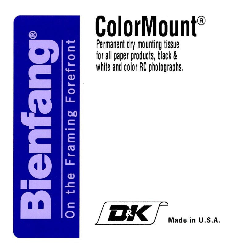 Bienfang Colormount Dry Mounting Tissue - 16x20 Inches, 25 Sheets - Acid-Free Adhesive for Photo & Art Preservation - Perfect for Framing, Scrapbooking & Professional Mounting
