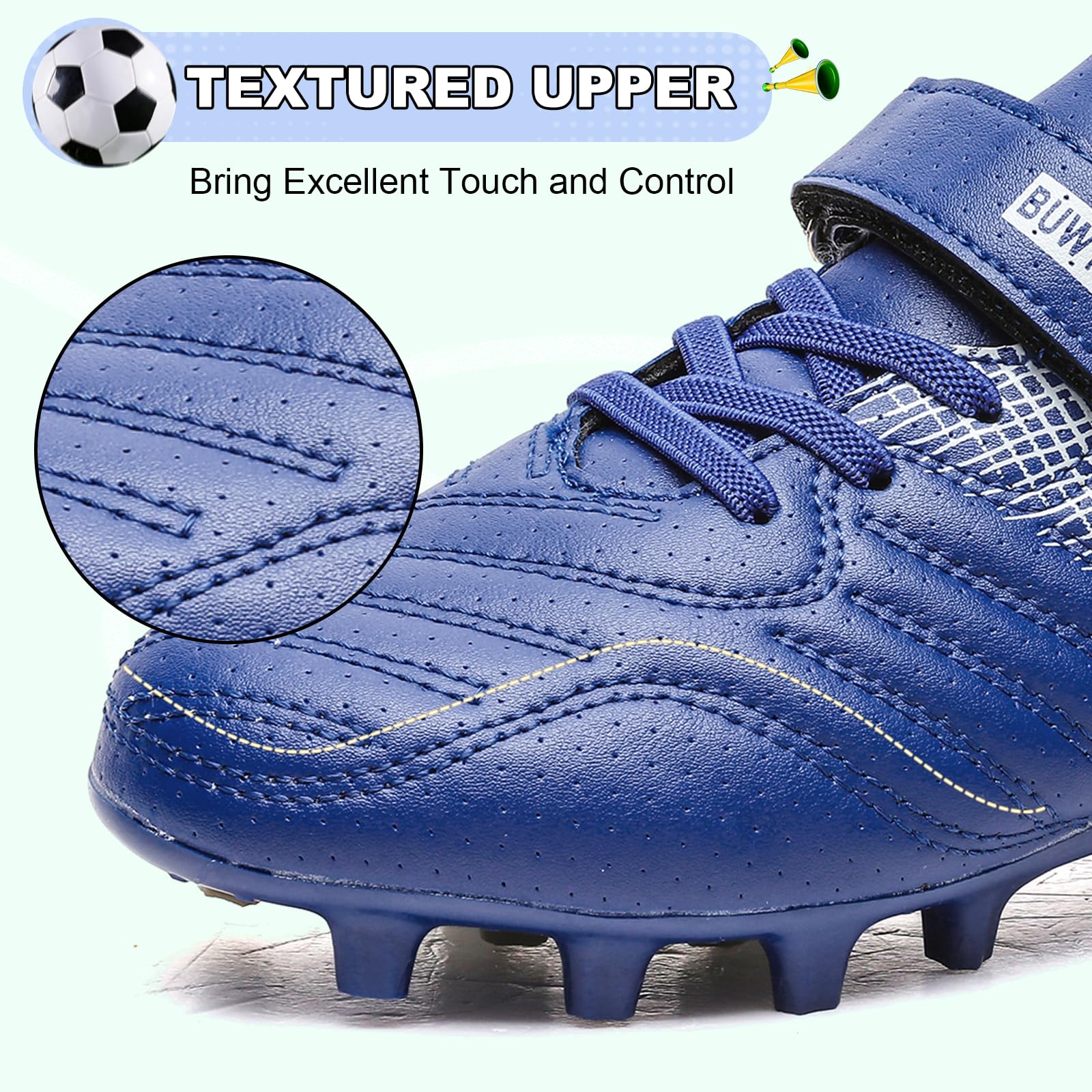 **Best Kids Soccer Cleats for Boys & Girls - Youth Football Shoes for Outdoor & Firm Ground (Little Kid/Big Kid) - Perfect for Training, Matches & Sports Activities**