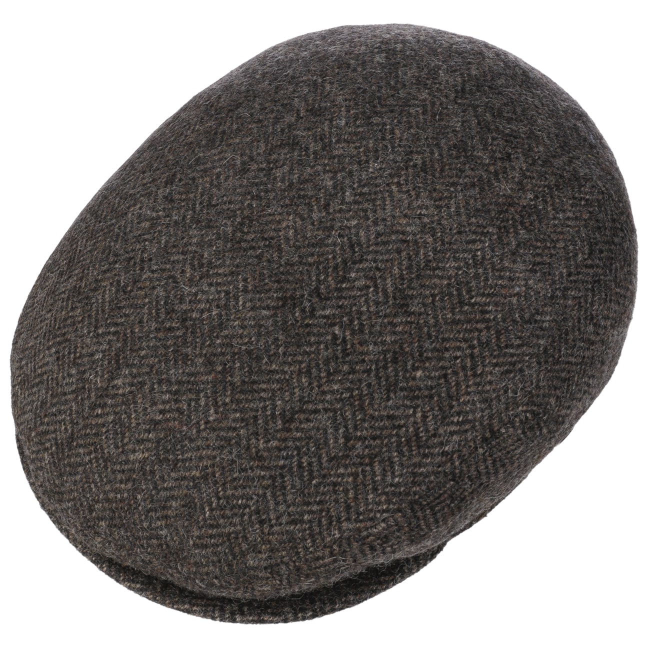 Bailey 1922 Lord Herringbone Flat Cap - Classic Wool Men's Hat for Casual & Formal Wear - Perfect for Outdoor Activities, Golf, and Winter Fashion