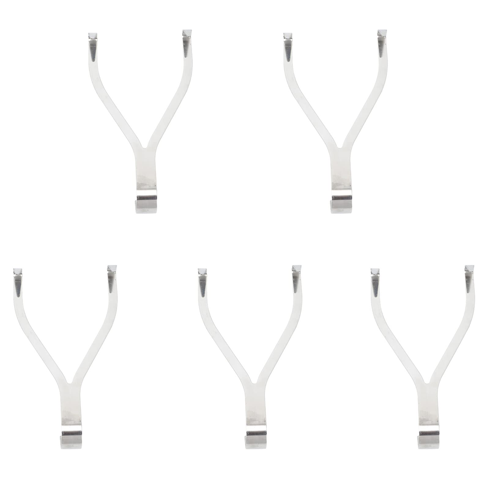 Happyyami 5-Piece Stainless Steel S-Hooks for Bacon, Ham & Meat Processing - Heavy Duty Butcher Poultry Hooks for Hanging, Drying, BBQ Grilling & Cooking - Multi-Purpose Kitchen Utensils & Clothes Hangers (Perfect for Commercial Kitchens, Backyard BBQs & Food Preservation)