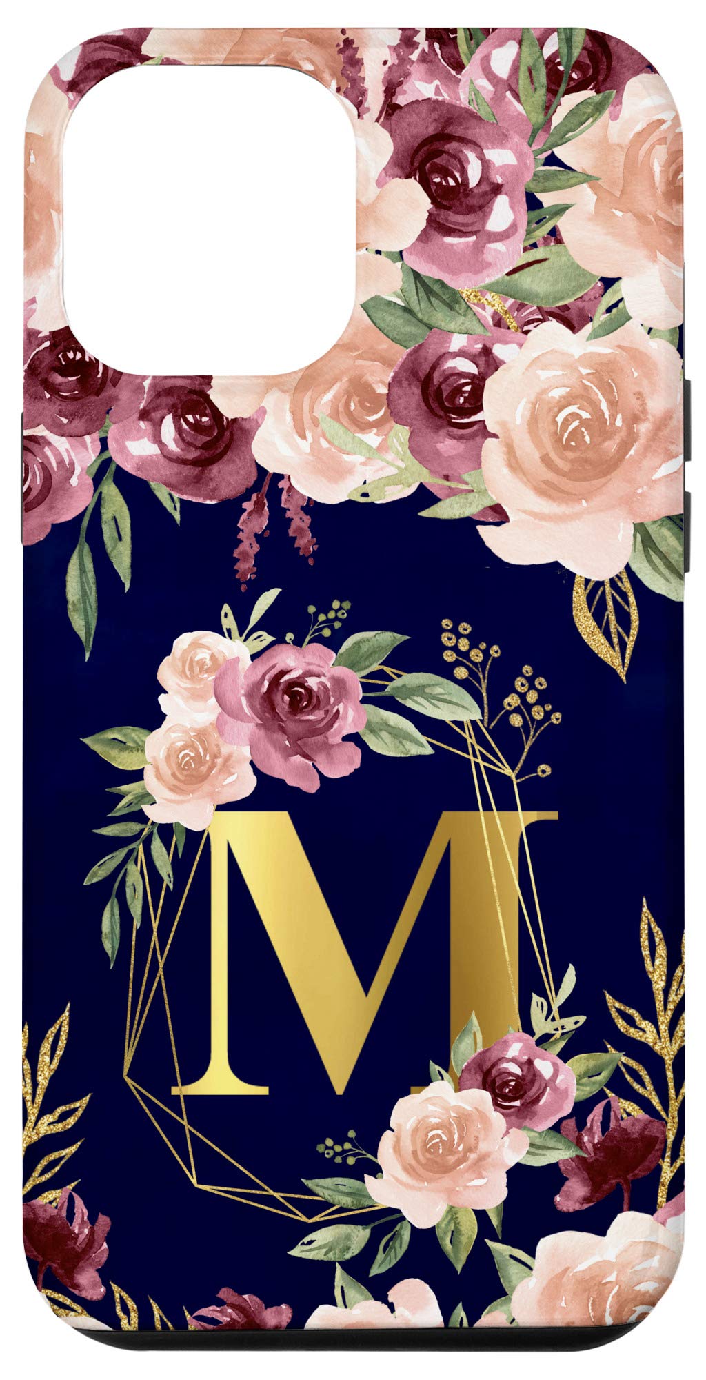 iPhone 12 Pro Max Case - Floral Watercolor Design, Slim Protective Phone Cover for Women | Perfect Birthday Gift, Mother's Day Present & Everyday Use