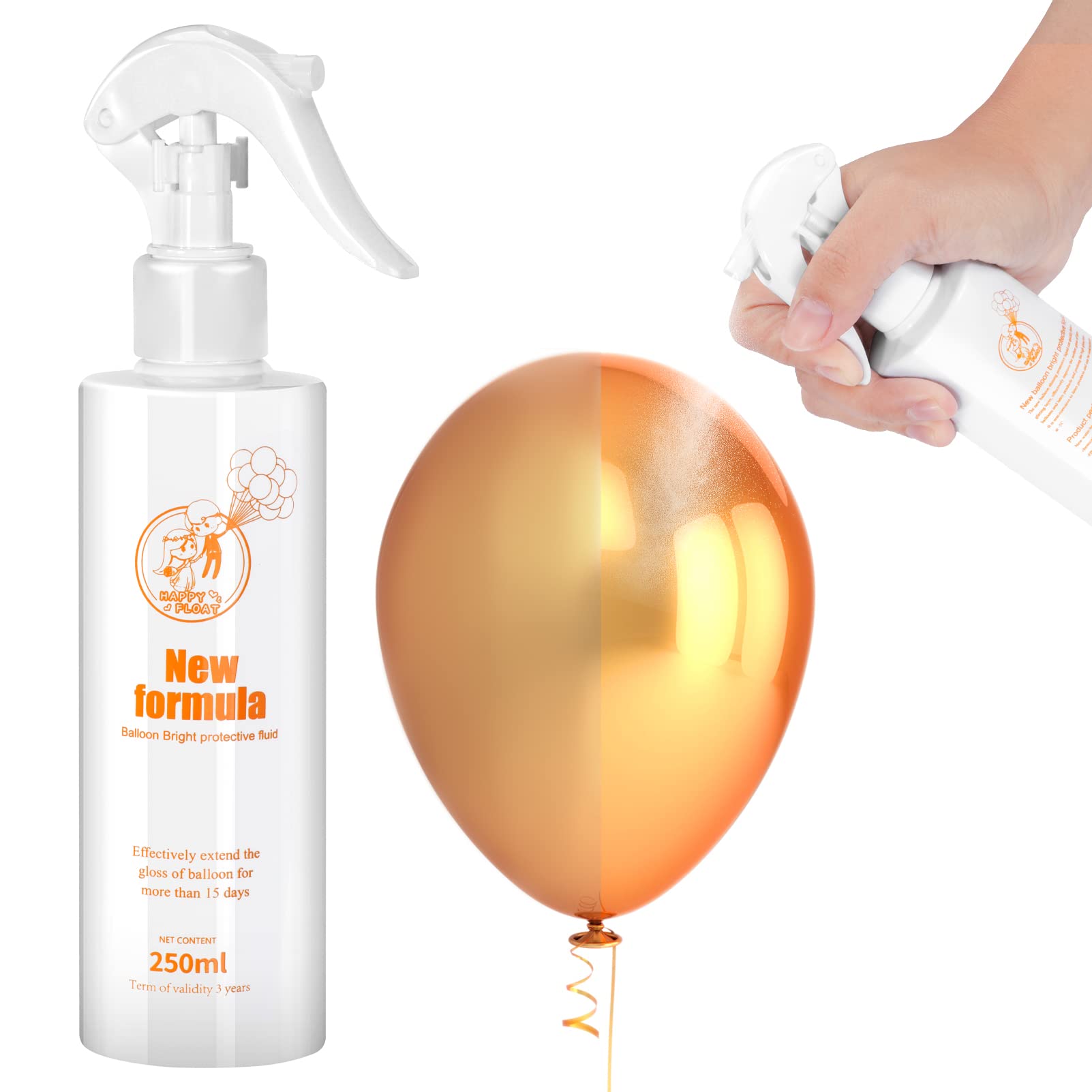 Balloon Shine Solution - Professional Balloon Shining Spray for Latex Balloons - Adds Glossy Finish & Long-Lasting Shine - Perfect for Parties, Weddings & Events