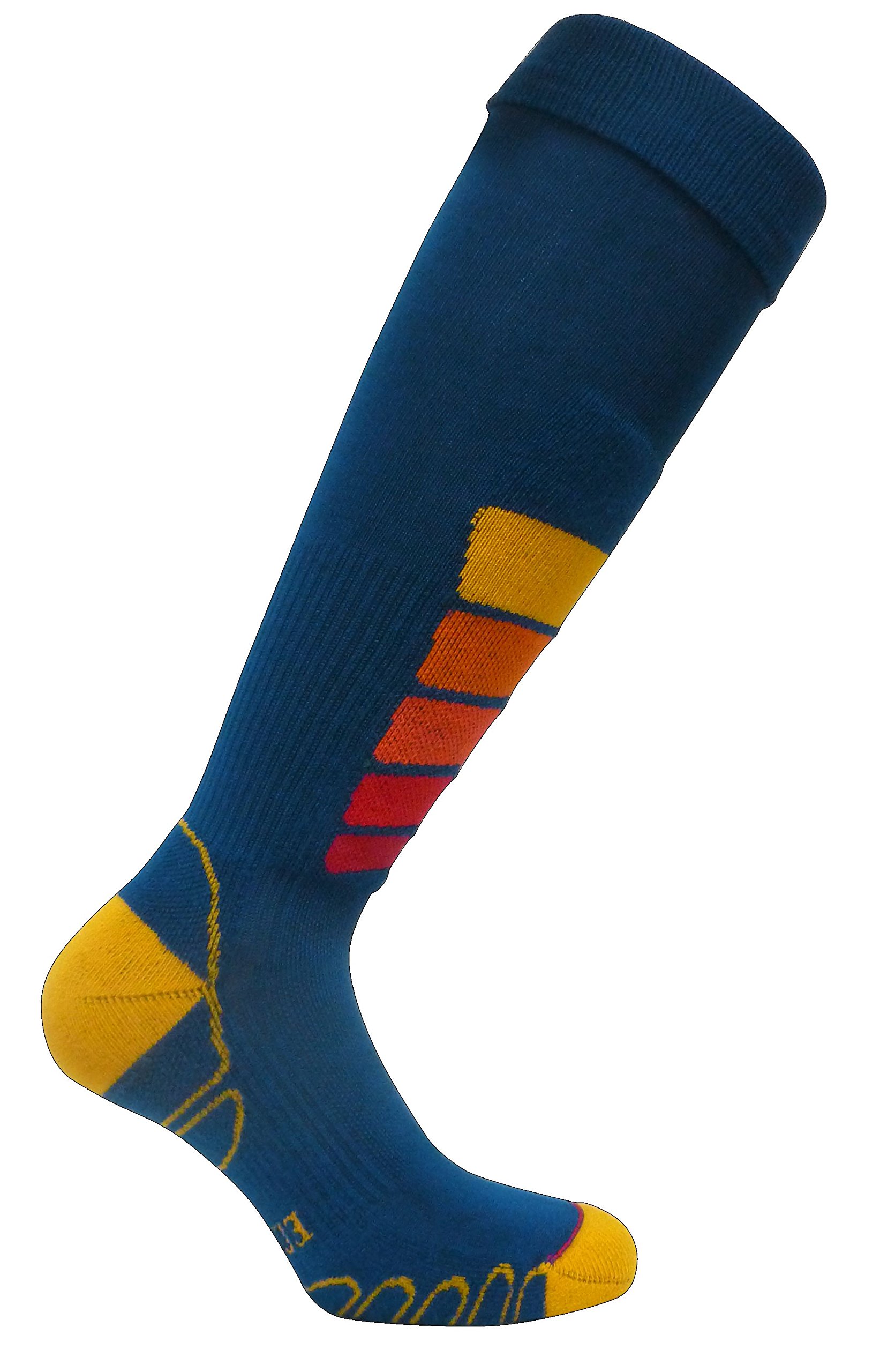 Eurosocks 0116 Ski Compression Plus OTC Socks for Men & Women - Support & Warmth for Skiing, Snowboarding & Winter Sports - Pair of 2