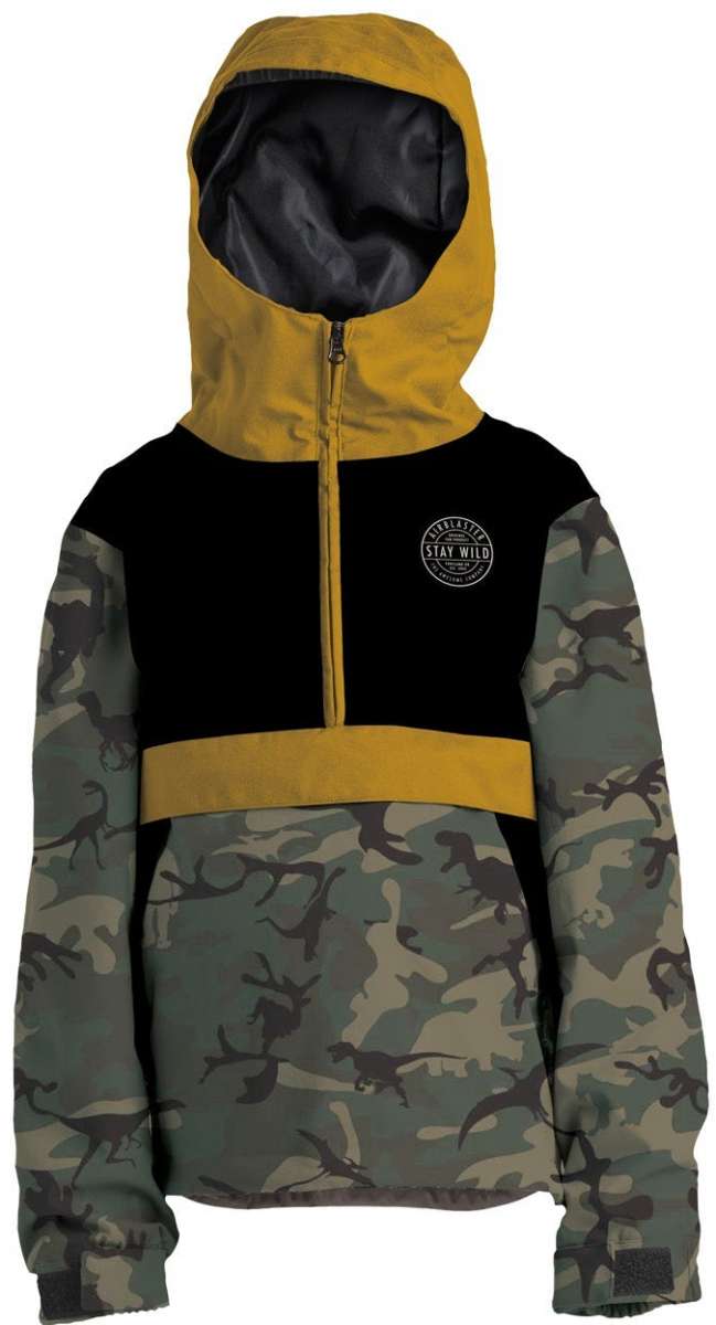 Airblaster Junior's Trenchover Pullover Shell Jacket 2023 - Waterproof & Lightweight Kids Outerwear for Skiing, Snowboarding & Winter Adventures