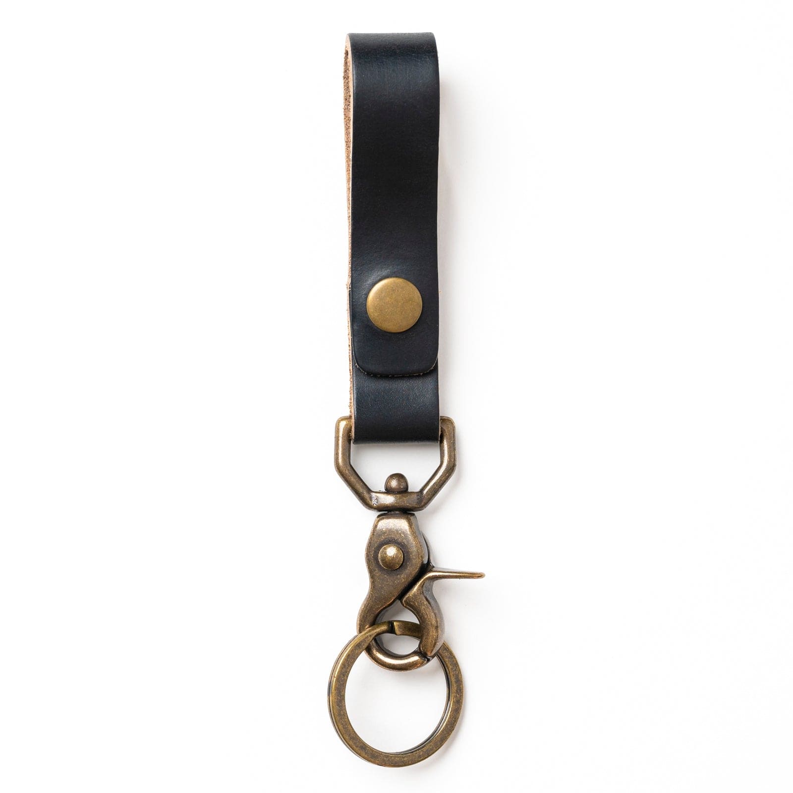 Premium Leather Belt Loop Keychain - Durable & Stylish Key Holder for Men & Women - Perfect for Keys, ID Cards & Everyday Carry (EDC) - Ideal for Home, Office & Travel Use