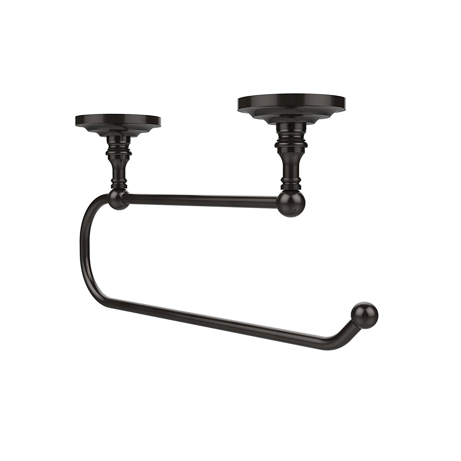 Allied Brass Prestige Que-New Under Cabinet Paper Towel Holder - Oil Rubbed Bronze Finish - Perfect for Kitchen, Bathroom & Office Organization
