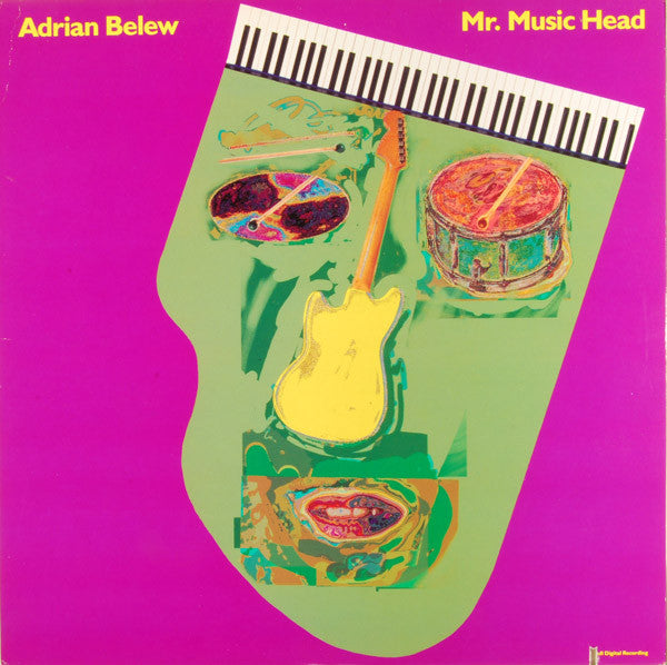 Adrian Belew Mr. Music Head Vinyl LP Album (VG+ Condition) – Limited Edition Record for Music Collectors & Audiophiles – Perfect for Home Listening, DJ Sets & Vinyl Collections