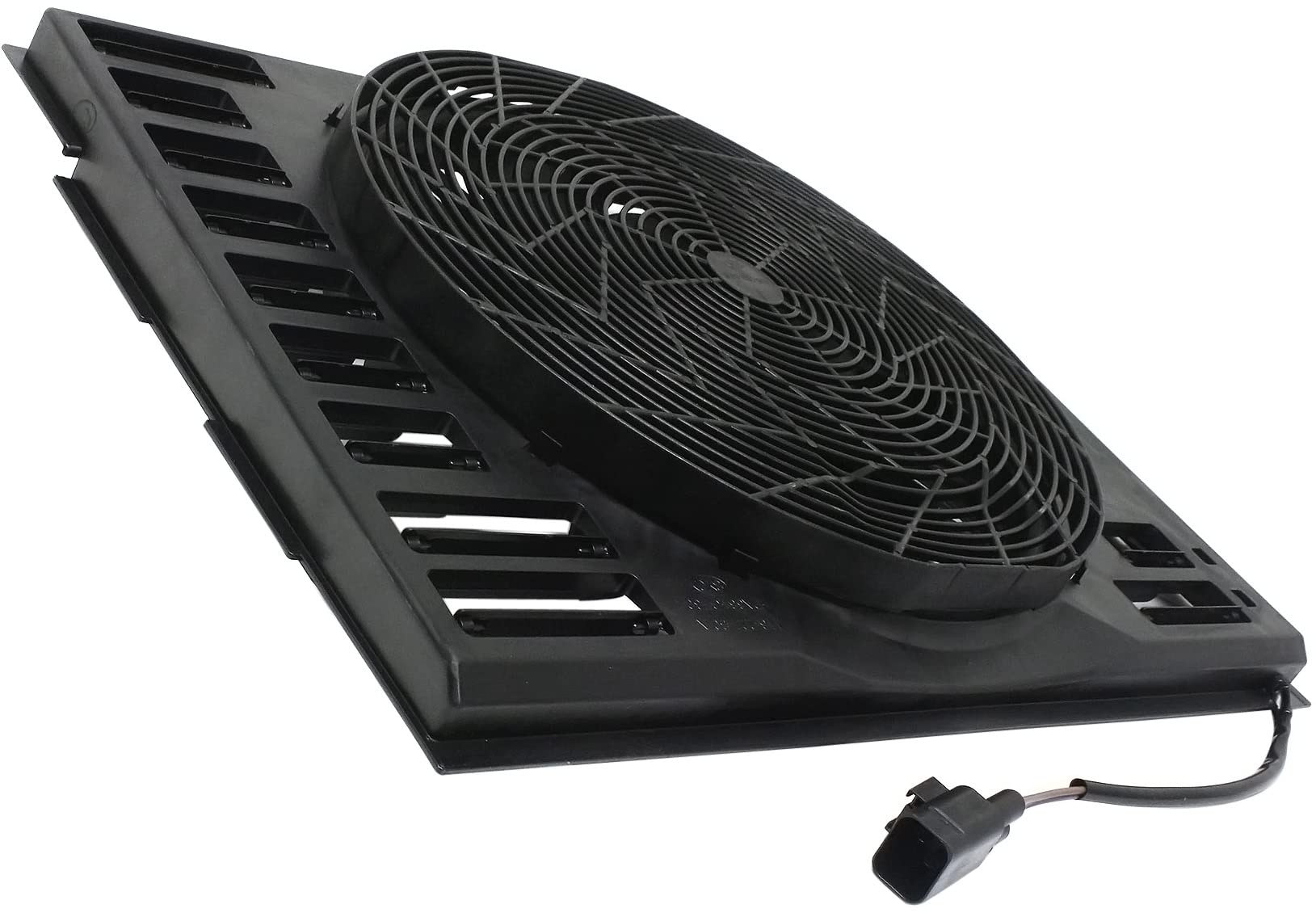 Evan Fischer A/C Condenser Cooling Fan Replacement for 2002-2008 BMW 7 Series (745i/745Li/750i/750Li/760i) - BM3020103 - Perfect for Summer Cooling & AC System Repair