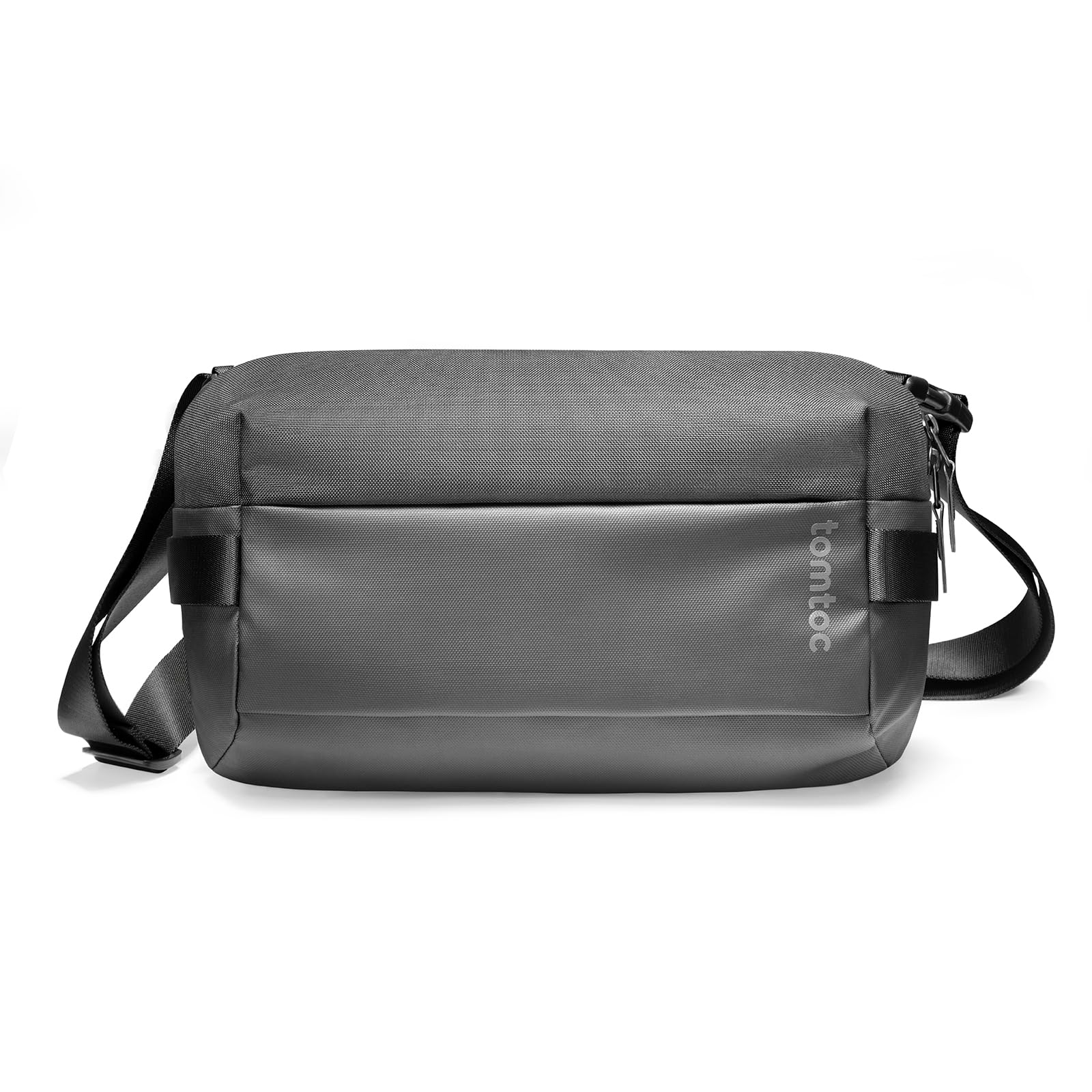tomtoc 11 Inch iPad Sling Bag - Compatible with 2025 iPad A16, iPad Air M3 & M2, iPad Pro M4, M2 & M1 - Water-Resistant Crossbody Chest Bag for Men & Women - Perfect for EDC, Tactical Use, Travel, Work, Gym & Sports
