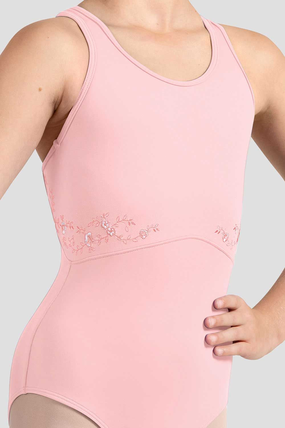 Girls Primrose Cross Back Leotard - Ballet Dance Gymnastics Leotard for Kids - Perfect for Dance Class, Gymnastics Practice & Performance