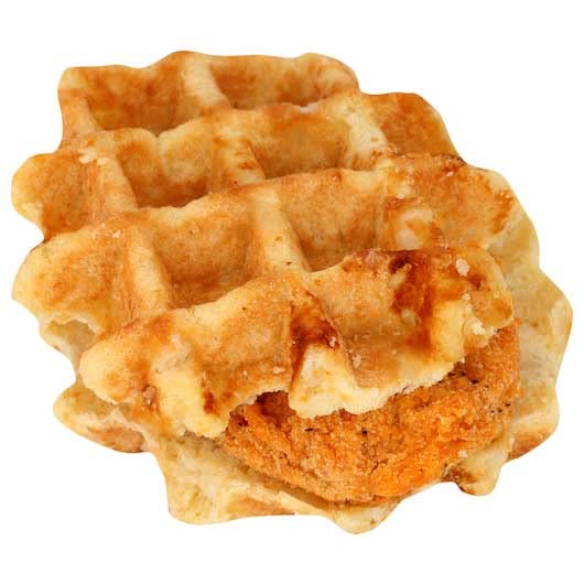 Tyson Hot N Spicy Chicken and Waffle Sandwich - 12 Pack (0.288 lb Each) | Frozen Breakfast Sandwich for Quick Meals, Office Lunch & On-the-Go Snacks