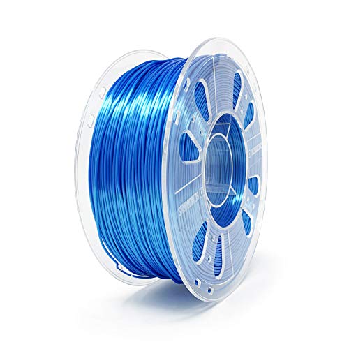 Gizmo Dorks Silk PLA 3D Printer Filament 1kg - 3mm (2.85mm) High Gloss Ocean Blue for 3D Printing, Cosplay, DIY Projects & Home Decor