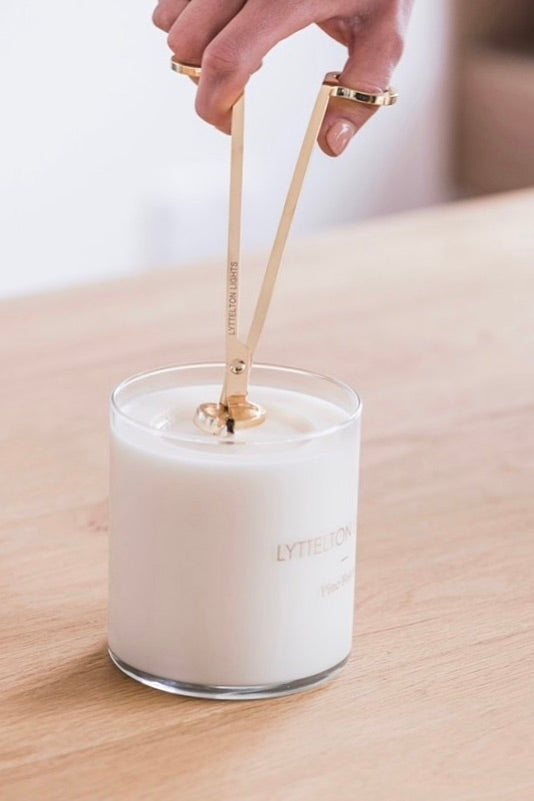 Premium Gold Wick Trimmer for Candles - Adjustable & Easy to Use - Perfect for Home, Spa, and Gift Giving