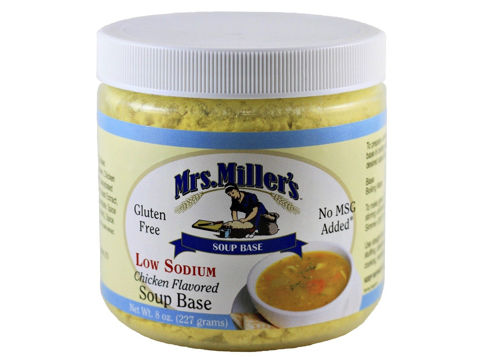 Mrs Millers Homestyle Low Sodium Chicken Soup Base - Gluten Free, No MSG Added (2 Pack) | Perfect for Healthy Cooking, Meal Prep & Heart-Friendly Recipes