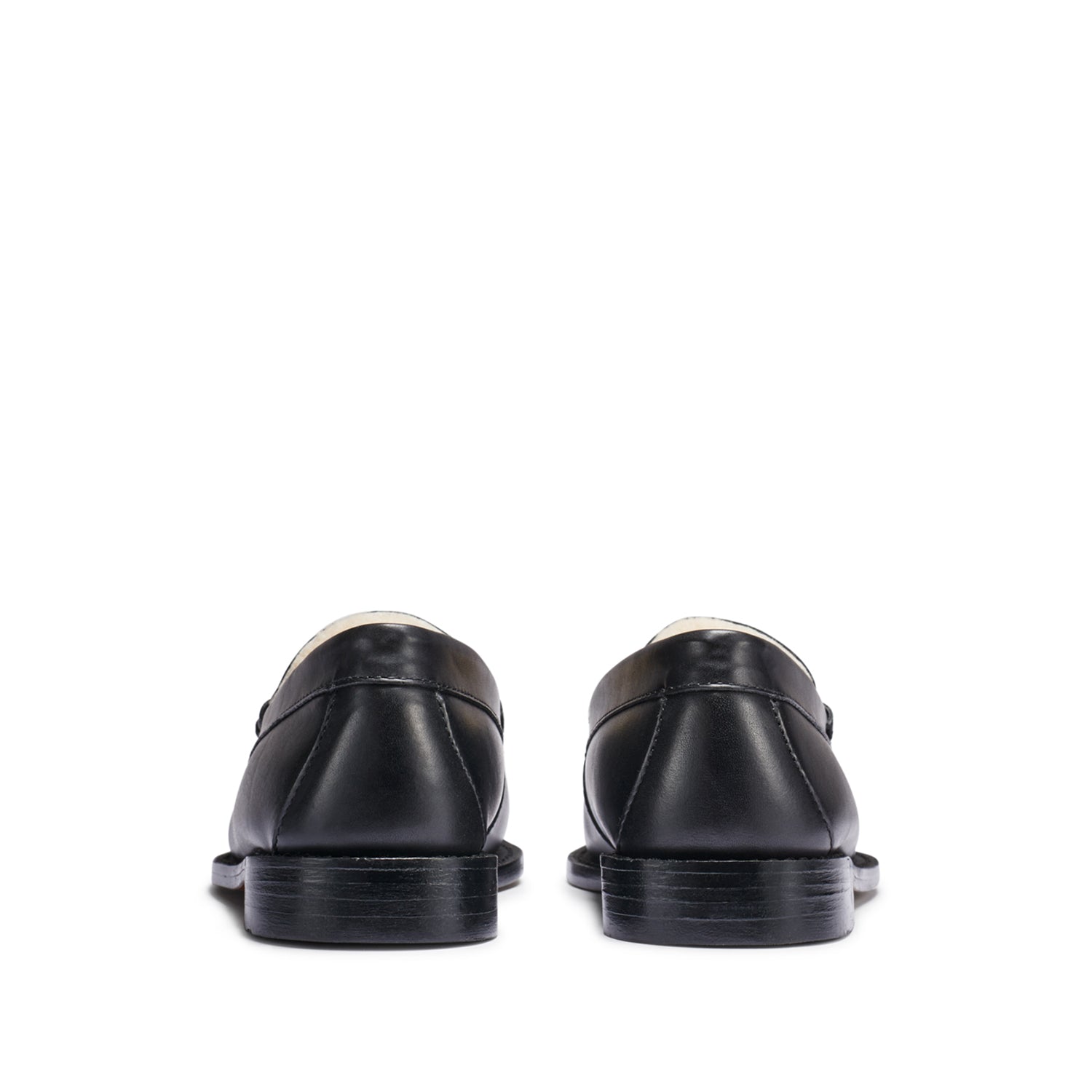 G.H. Bass Women's Whitney Cozy Weejun Loafers - Black Leather Slip-On Shoes for Women | Comfortable Casual & Office Wear