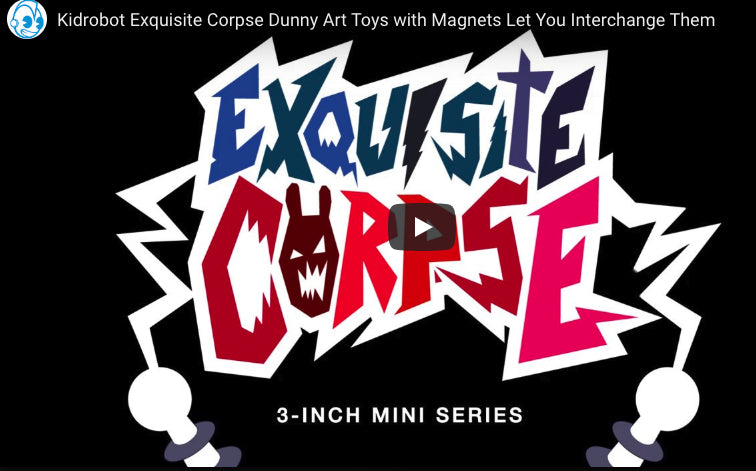 Kidrobot Exquisite Corpse Dunny Series - Limited Edition Collectible Art Figures for Vinyl Toy Enthusiasts | Perfect for Display, Gifts & Pop Culture Collections