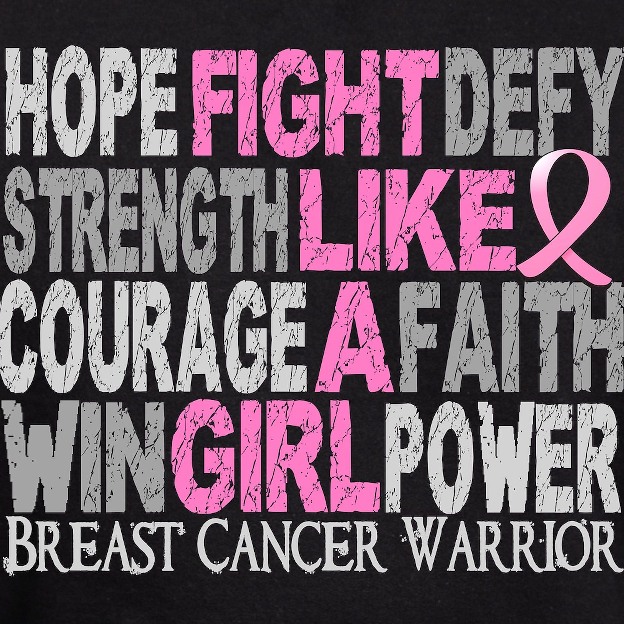 Fight Like A Girl Hoodie for Men - Licensed Word Coll Dark Pullover | Comfortable Regular Fit Sweatshirt | Perfect for Breast Cancer Awareness, Women's Rights Support & Casual Wear