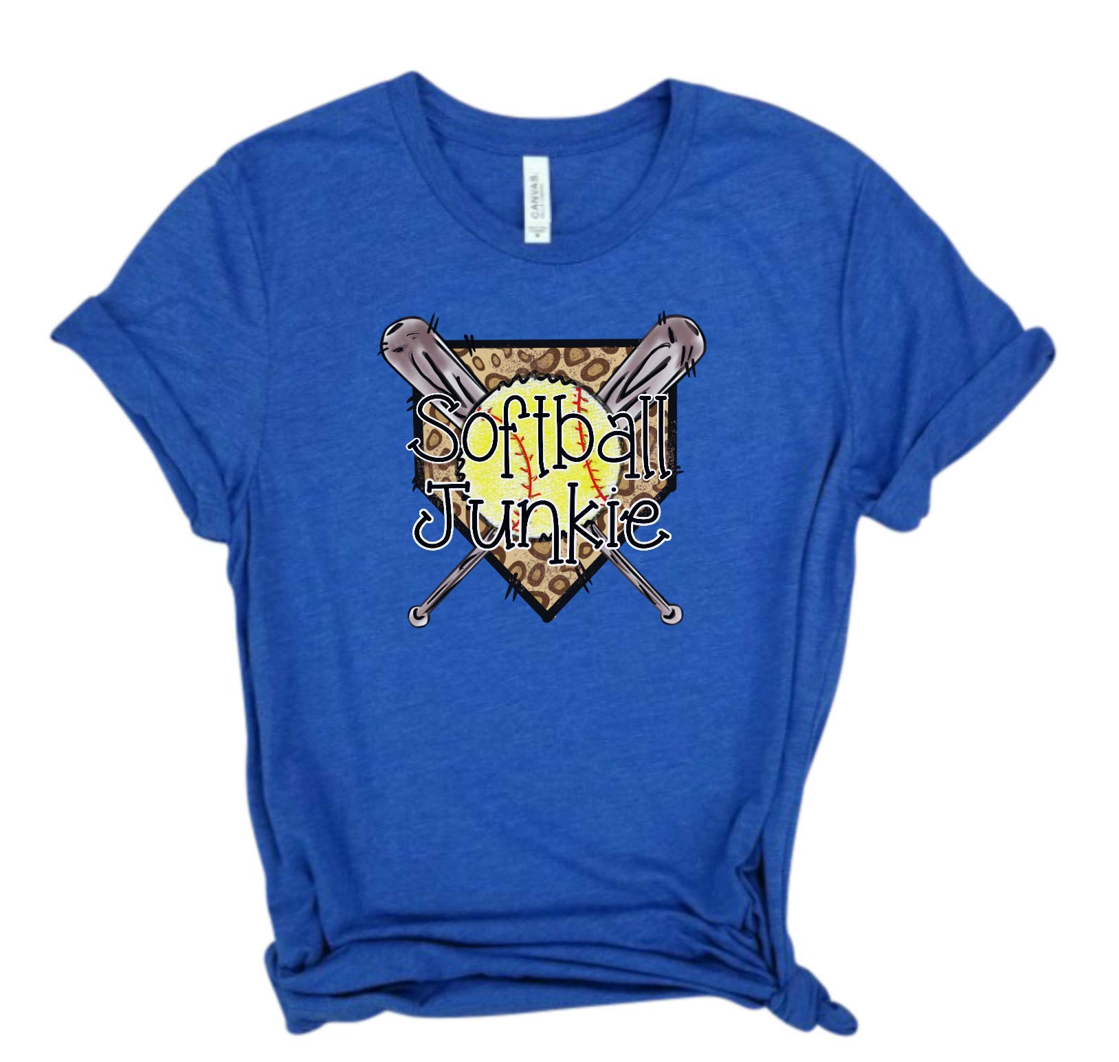 Softball Junkie - Premium Softball T-Shirt for Players & Fans | Perfect Softball Mom Gift | Game Day & Sports Apparel for Women | Great for Games, Practices & Team Spirit