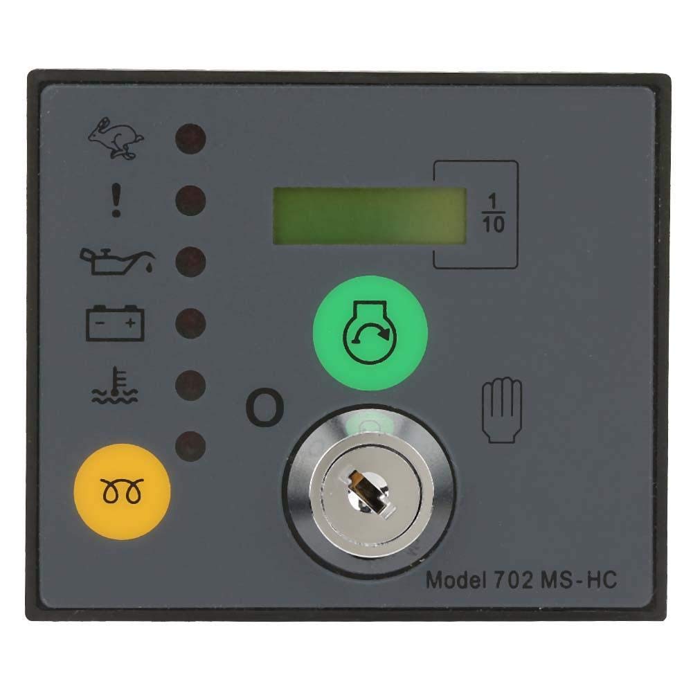 DSE702MS Generator Control Panel with Keys - Manual Start/Stop Module for Backup Power Supply | Ideal for Home, Industrial & Emergency Use