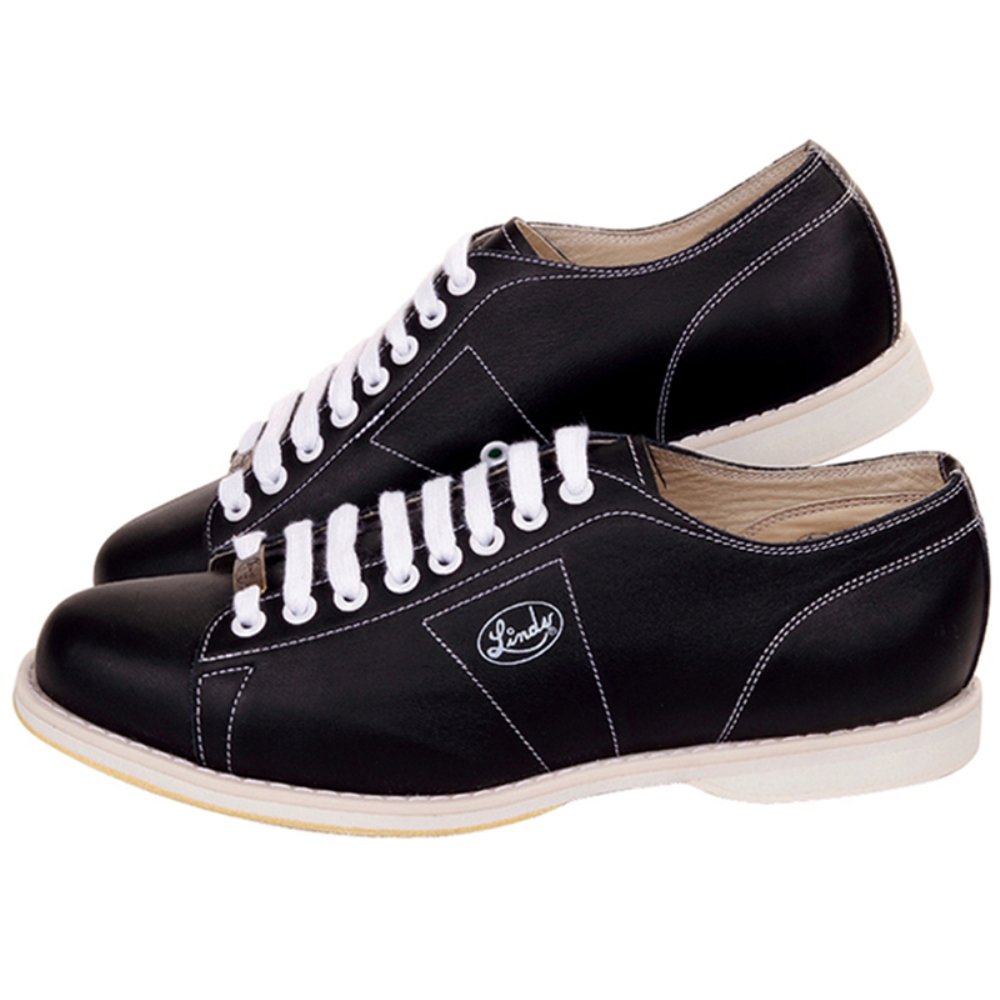 Linds Men's Classic Bowling Shoes - Comfortable & Durable for League Play & Casual Bowling