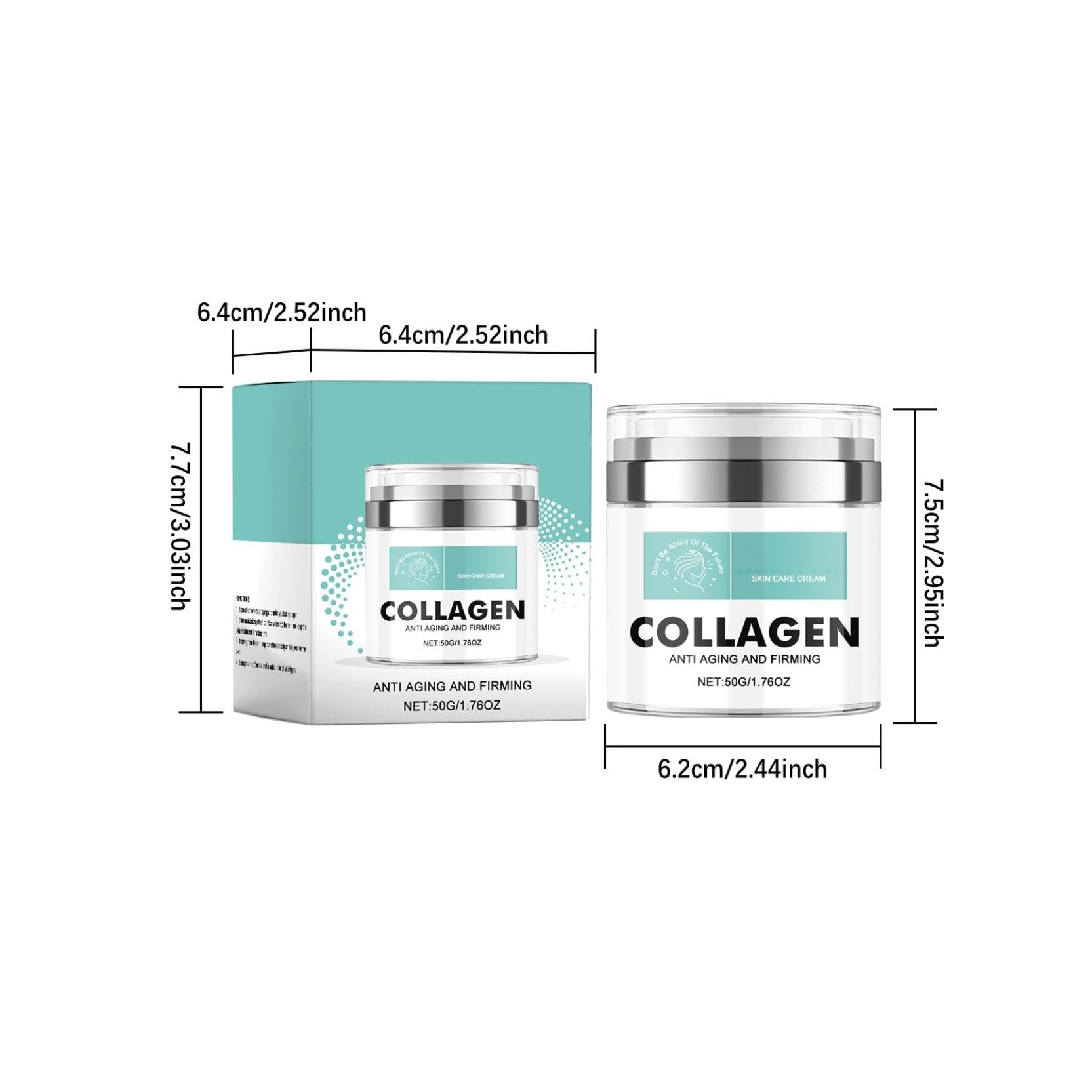 Collagen Power Lifting Face Cream - Anti-Aging Moisturizer with Hyaluronic Acid for Wrinkle Reduction & Skin Tightening | Hydrating Night Cream for Women & Men | Perfect for Daily Skincare Routine & Anti-Wrinkle Treatment