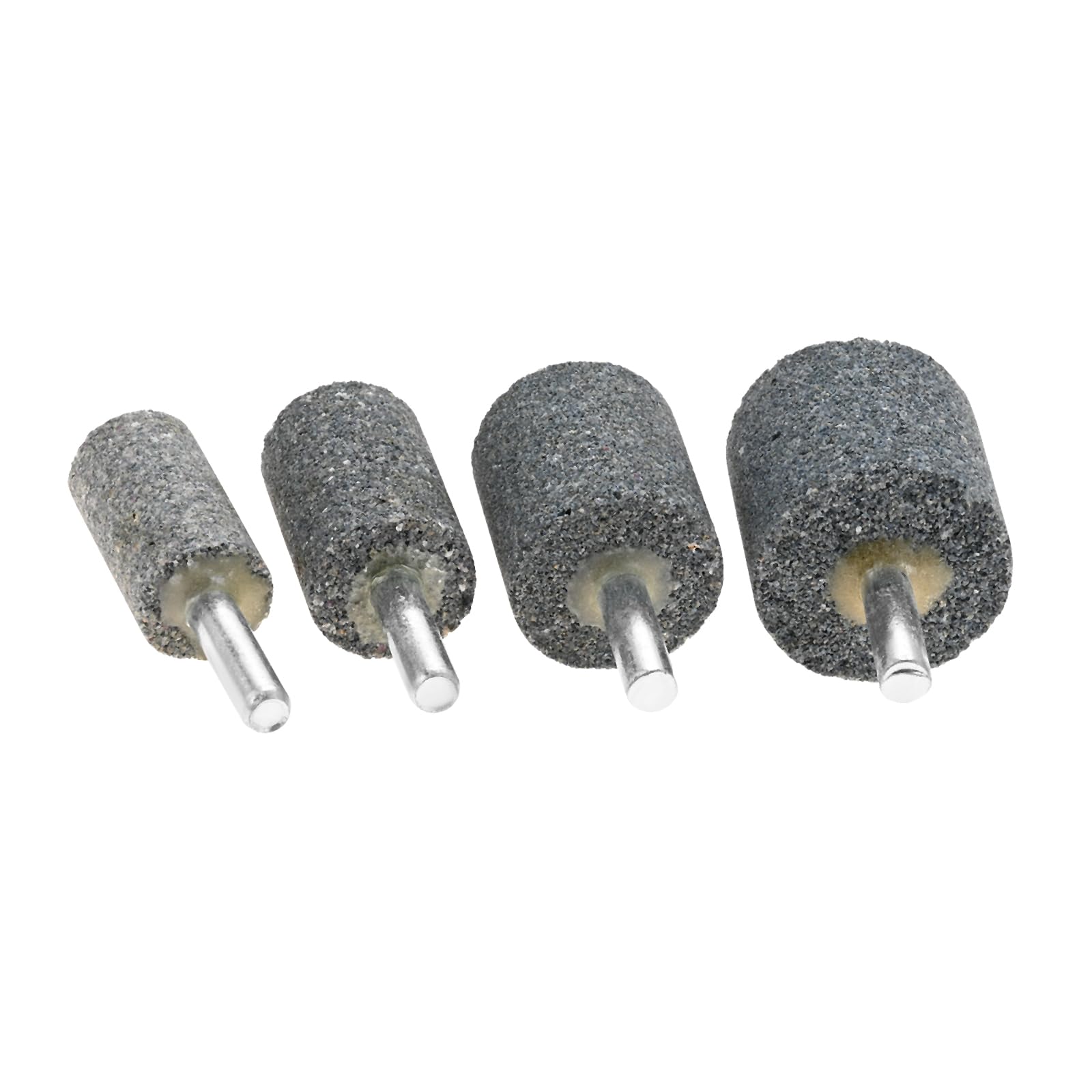 10Pcs Aluminum Oxide Mounted Grinding Stones Set - 1/4