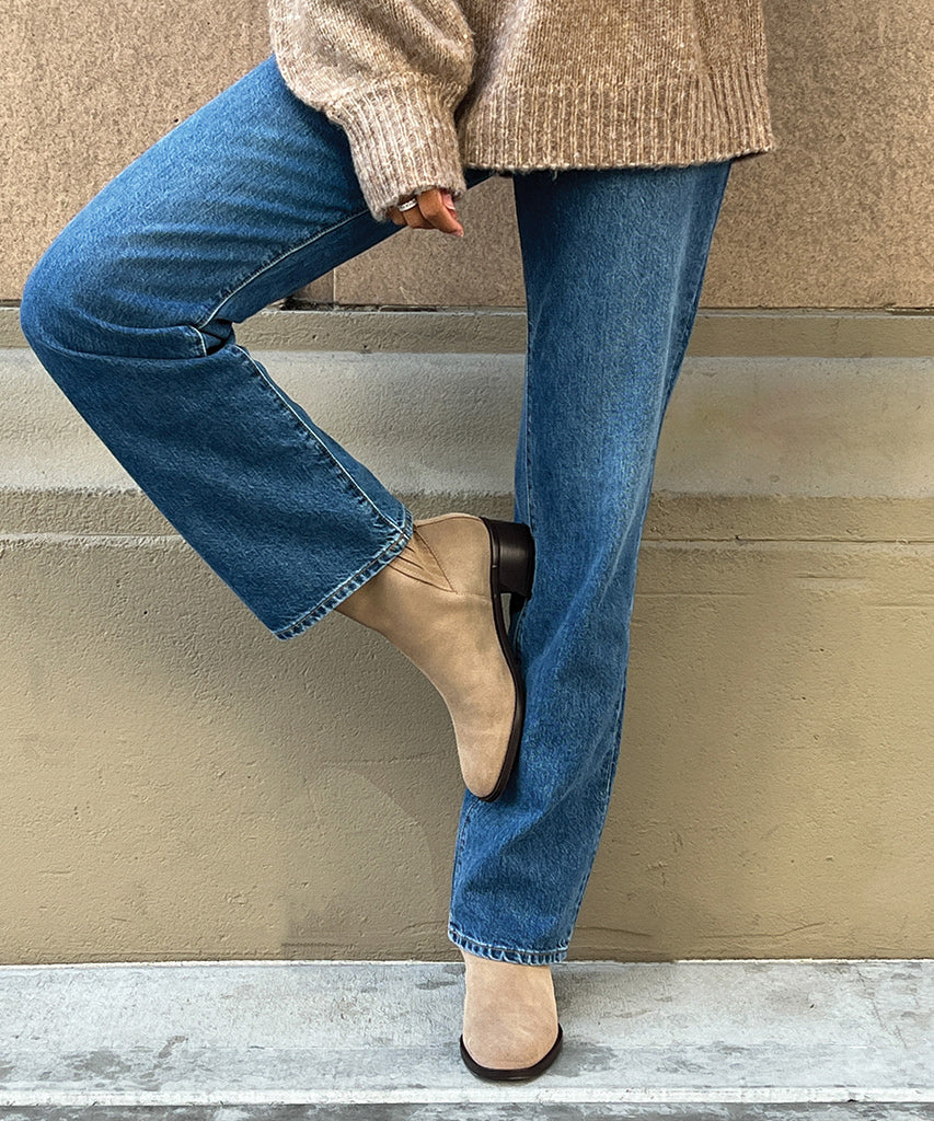 LINNY H2O BOOTS TRUFFLE SUEDE - Waterproof Winter Boots for Women | Comfortable & Stylish Suede Booties | Perfect for Snow, Rain & Cold Weather | Fashionable Outdoor & Casual Wear