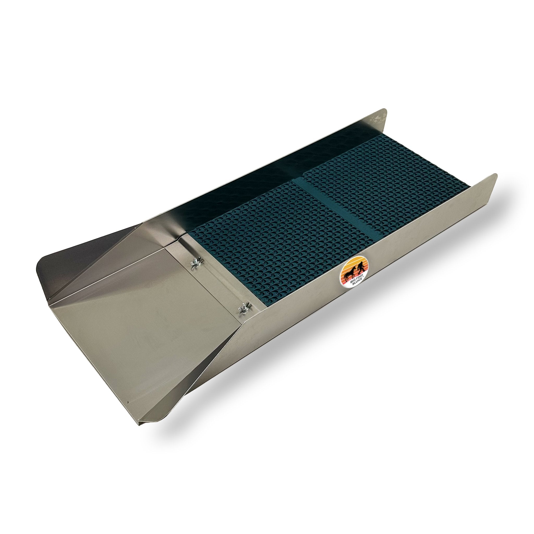 Prospectors Dream Gold Sluice Box 10x35 with Dream Mat - Lightweight Portable Gold Panning Equipment for River & Stream Prospecting