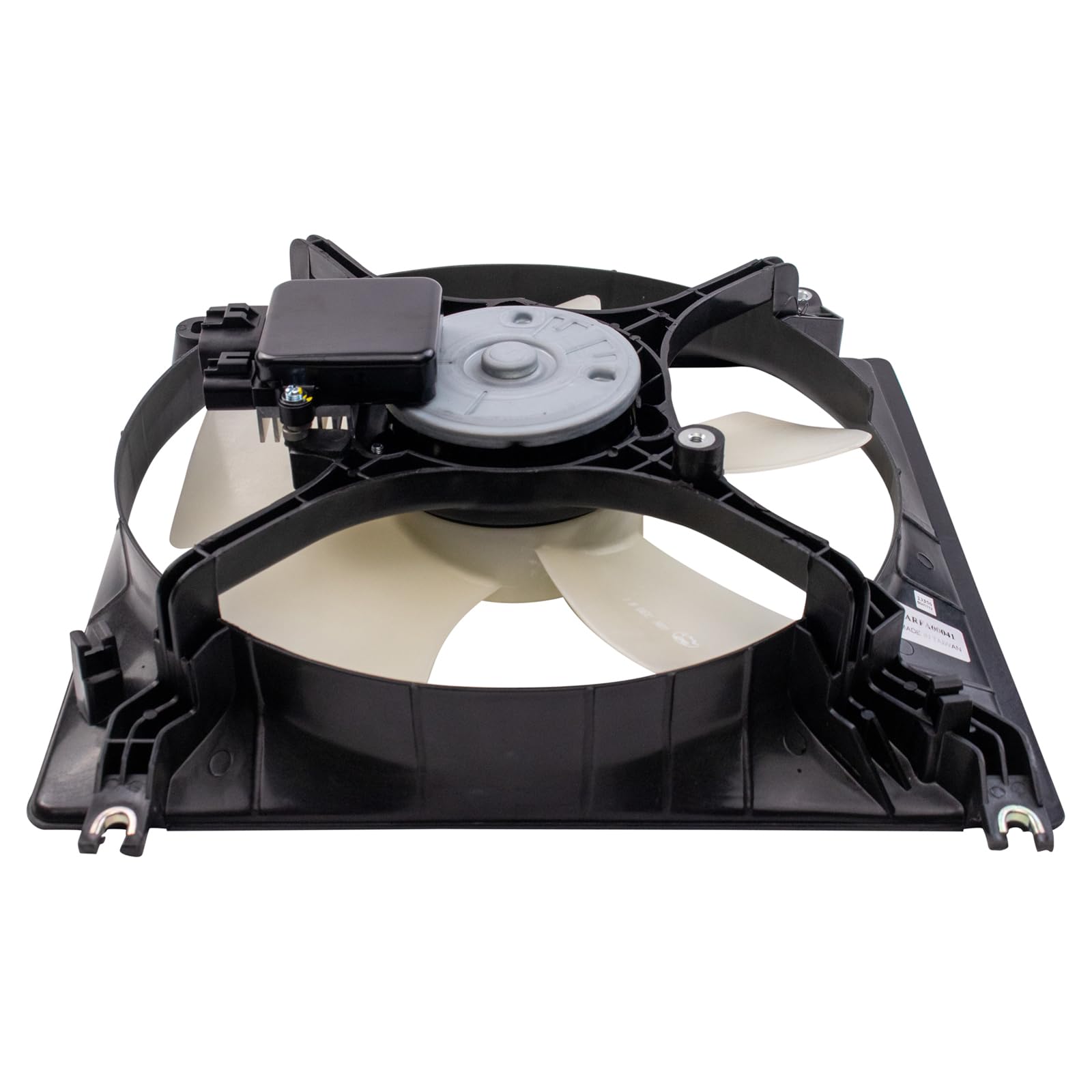 TRQ Radiator Cooling Fan Assembly for 2001-2005 Chrysler Sebring, Dodge Stratus, 2000-2005 Mitsubishi Eclipse - CH3115161 MI3115107 Replacement Part - Perfect for Engine Cooling & Overheating Prevention