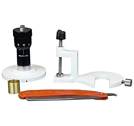 Yantra Hand & Table Plant Microtome with Plano-Concave Knife Clamp - Precision Botanical Sectioning Tool for Labs & Research | Ideal for Plant Tissue Studies, Biology Classrooms & Scientific Experiments