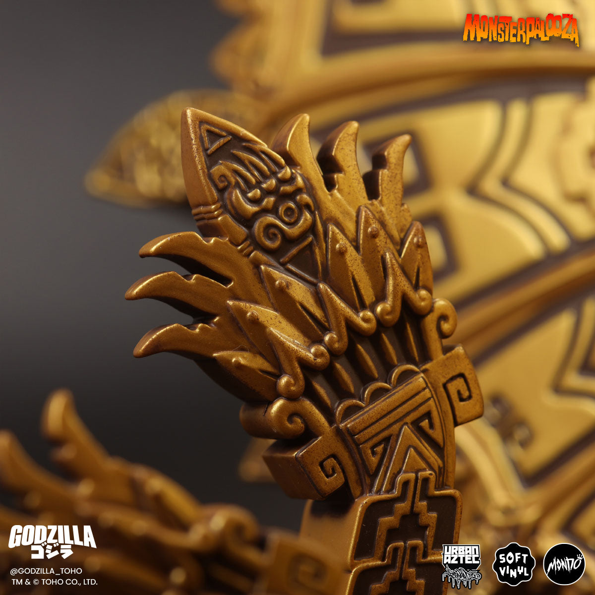 King Ghidorah Vinyl Designer Figure by Urban Aztec - Relic Variant Collectible Toy | Perfect for Anime Fans, Home Decor & Gift Giving