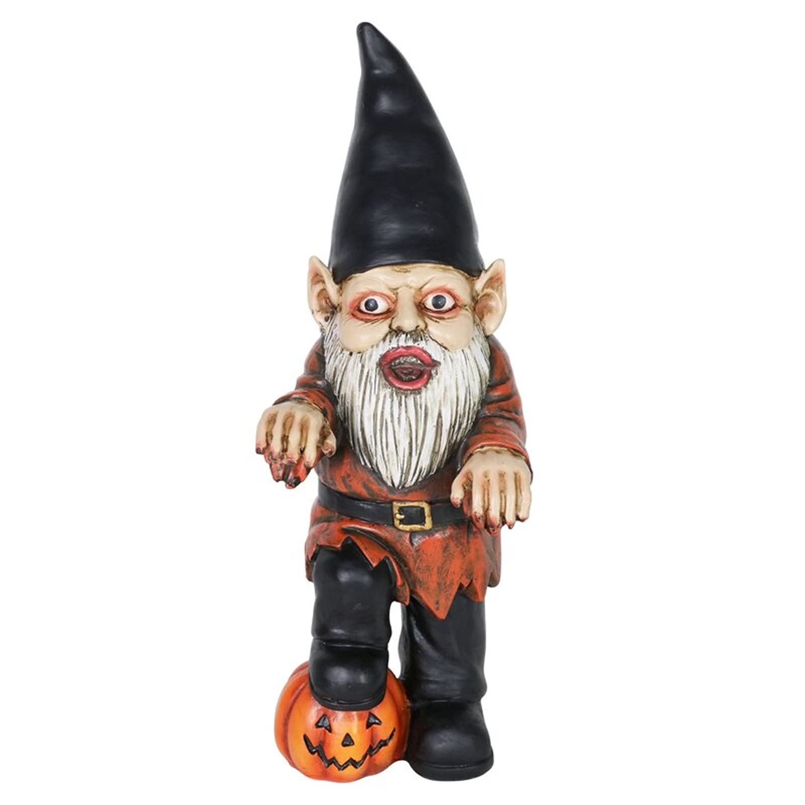 HYUIYYEAA Polyresin Halloween Garden Stakes - Antique Black Yard Decor for Home, Lawn & Outdoor Halloween Party Decorations - Perfect for Spooky Halloween Party, Haunted House & Themed Garden Decor