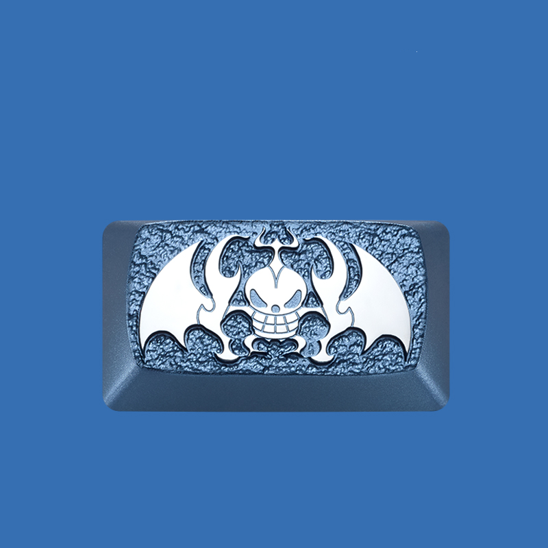 Premium One Piece Anime Keycaps - Aluminum Alloy Metal Anodized Custom Keycaps for Mechanical Keyboards (Large Size) - Perfect for Gaming, Typing & Anime Fan Collections