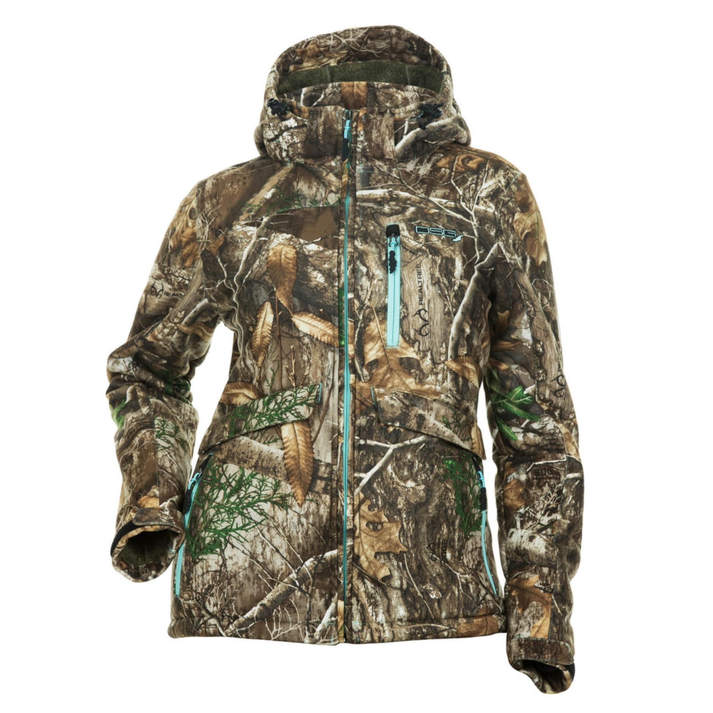 Ella 2.0 Hunting Jacket - Realtree Edge Camo for Men & Women - Waterproof & Windproof Outdoor Hunting Gear for Cold Weather (Ideal for Deer, Duck & Turkey Hunting)