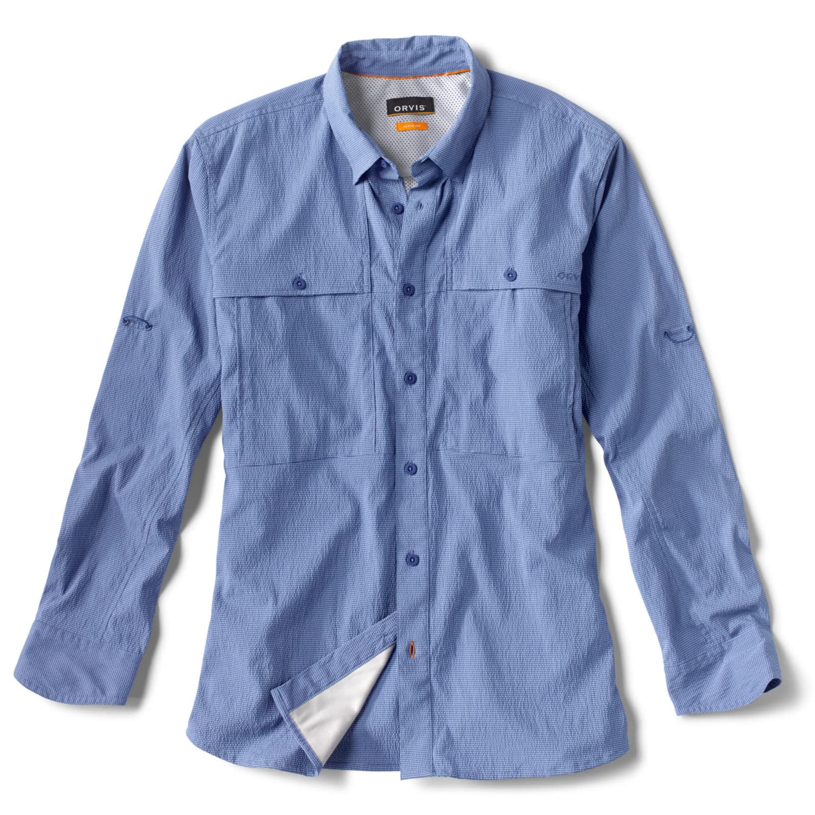 Orvis Men's Open Air Caster Long Sleeve Fishing Shirt - Breathable Quick-Dry UV Protection Outdoor Shirt for Hiking, Camping & Water Sports
