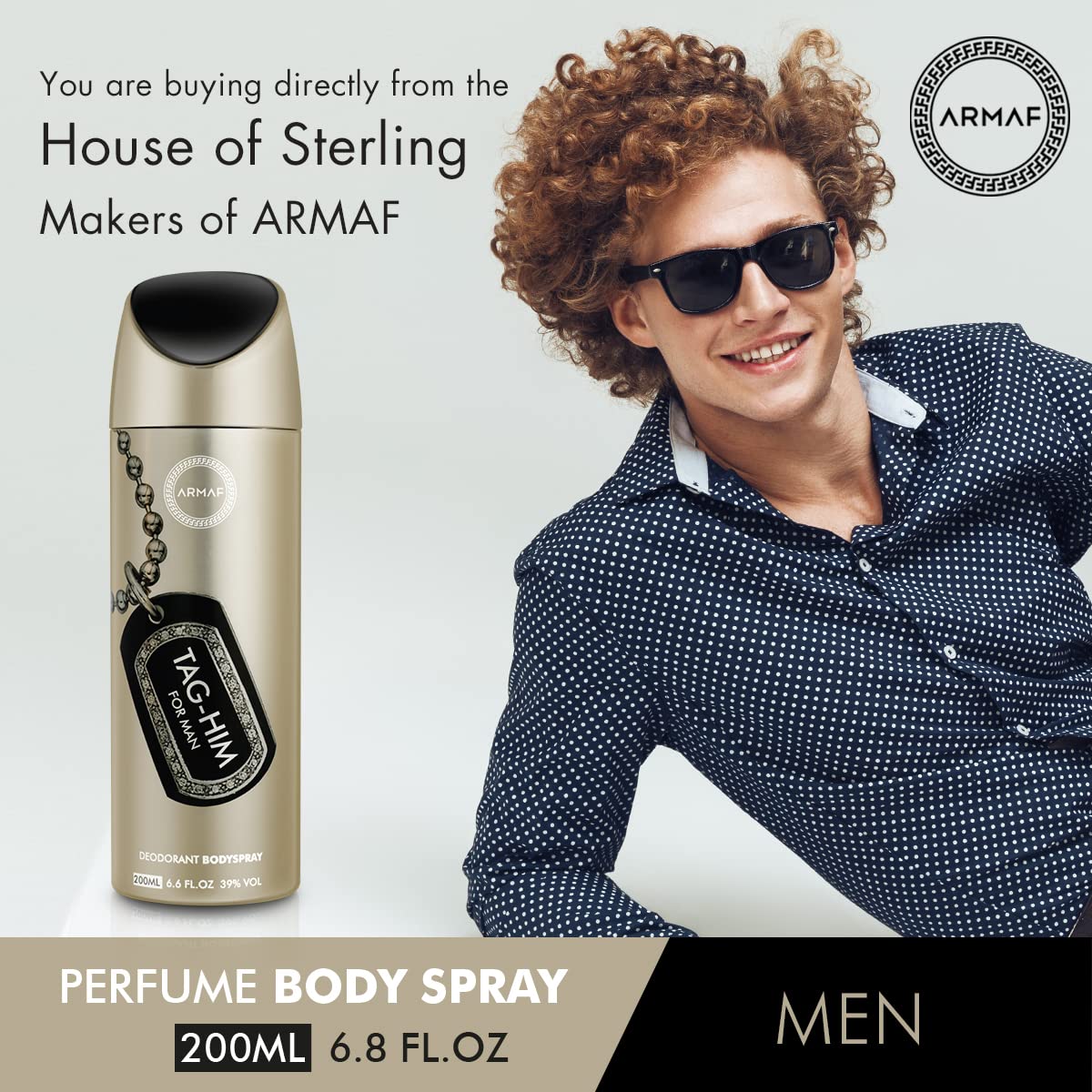 Armaf Body Spray for Men & Women - 200ml Long Lasting Fragrance for Daily Use, Gym, Office & Outdoor Activities