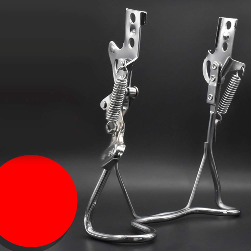 Garneck Double Leg Bike Kickstand - Folding Rear Mount Bicycle Stand Support for 14inch Bikes with Double Holes | Perfect for Parking, Storage & Bike Repair