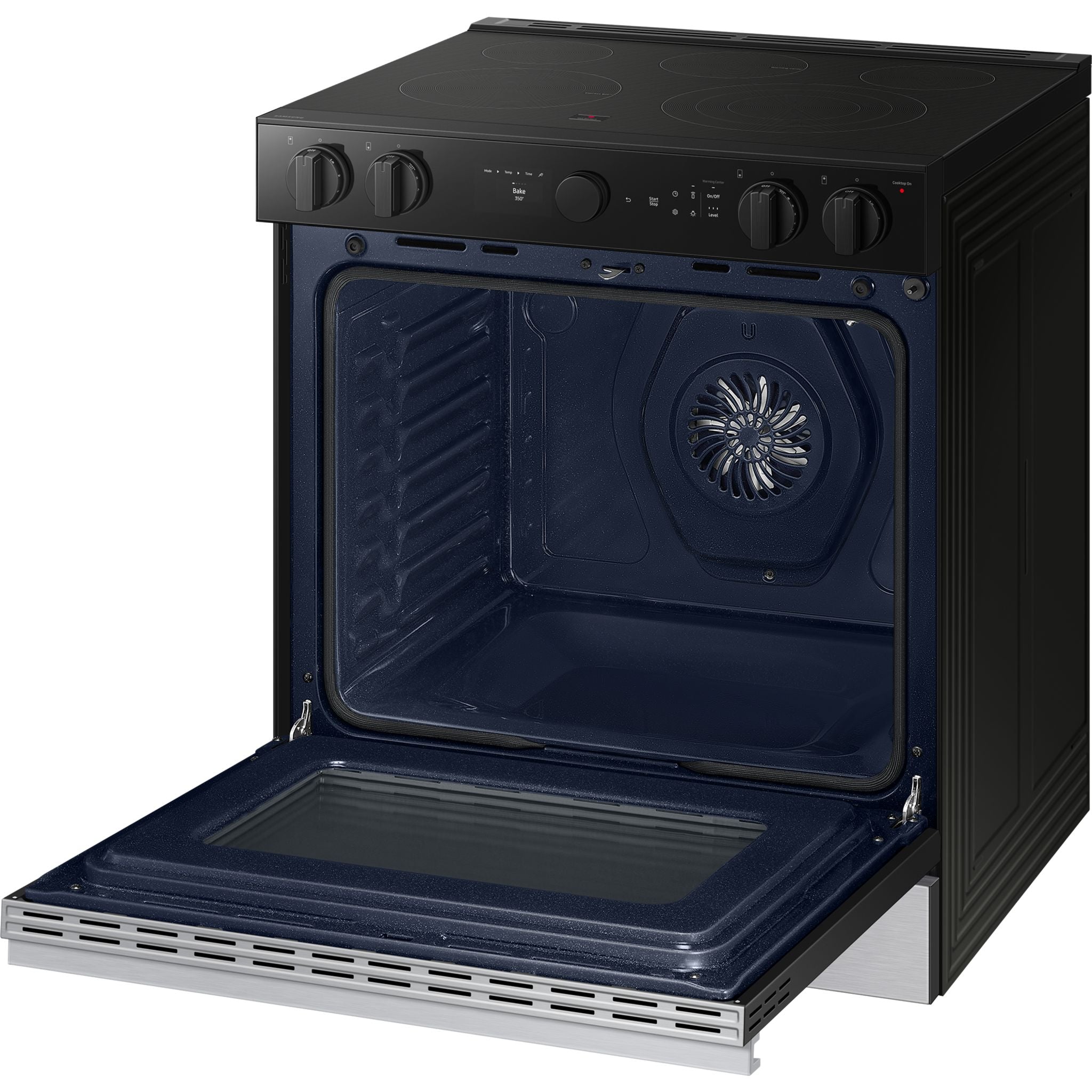 Samsung NSE6DG8500SRAC Slide-In Electric Range - 30 Inch Stainless Steel Smart Oven with Convection & Air Fry - Perfect for Modern Kitchens & Home Cooking