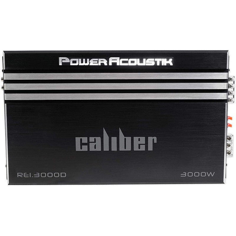 Power Acoustik RE1 3000D 3000 Watt Mono Car Amplifier - High Power Bass Boost for Car Audio Systems | Perfect for Subwoofers & Car Stereo Upgrades