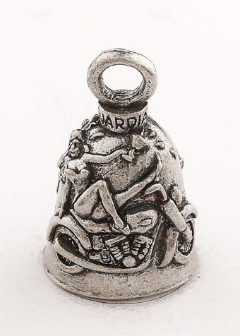 Guardian Bell for Motorcycles - Biker Betty V Twin Bike Protection Charm | Perfect for Harley Davidson & Cruiser Riders