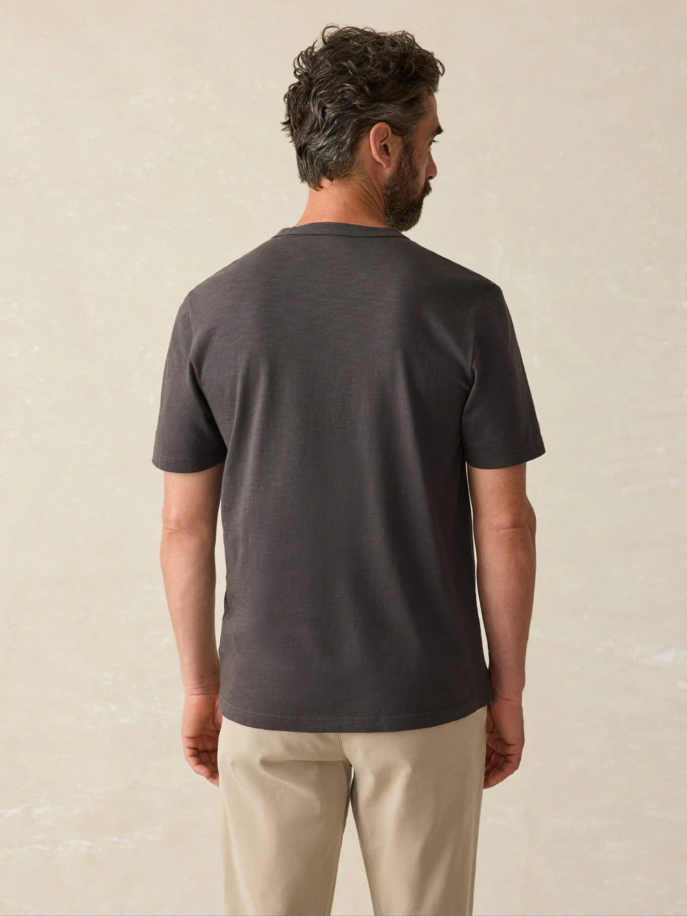 FAHERTY Men's Sunwashed Pocket Short Sleeve T-Shirt - Soft Cotton Casual Tee for Summer, Beach, and Everyday Wear
