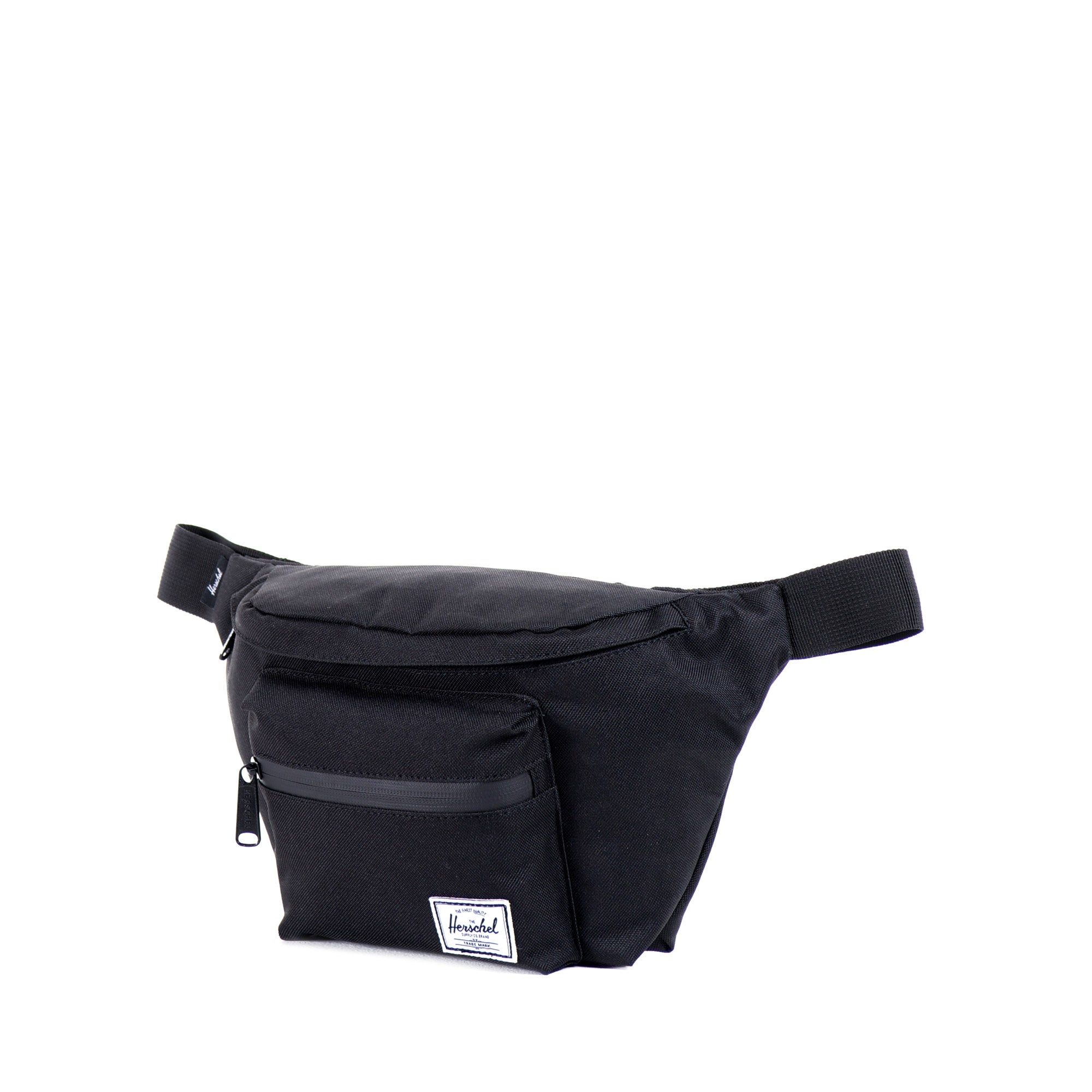 Herschel Seventeen Hip Pack - Black/Black | Stylish Waist Bag for Travel, Hiking & Everyday Use